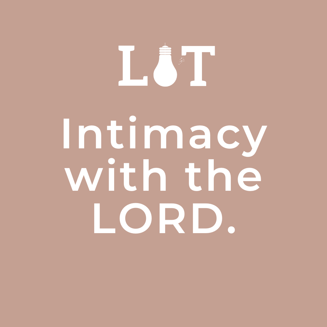 Intimacy with the Lord