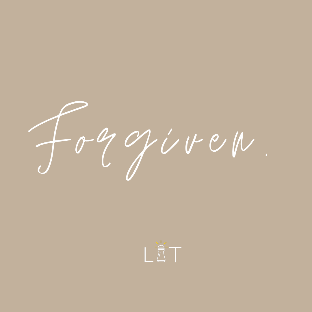 Forgiven.
