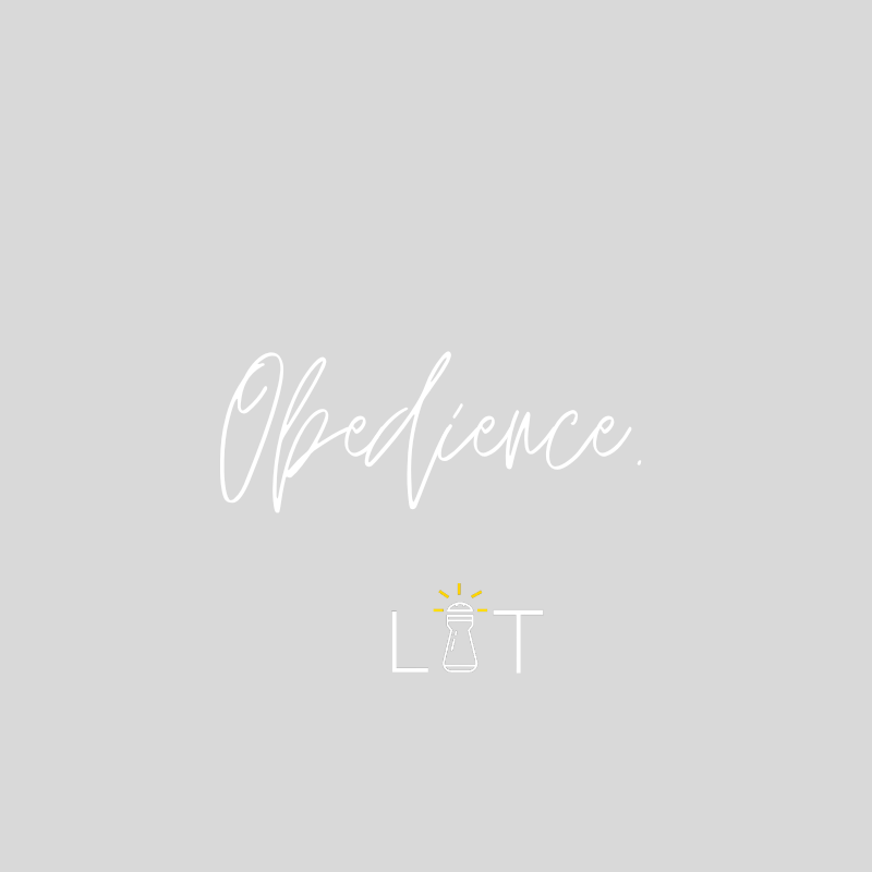 Obedience.