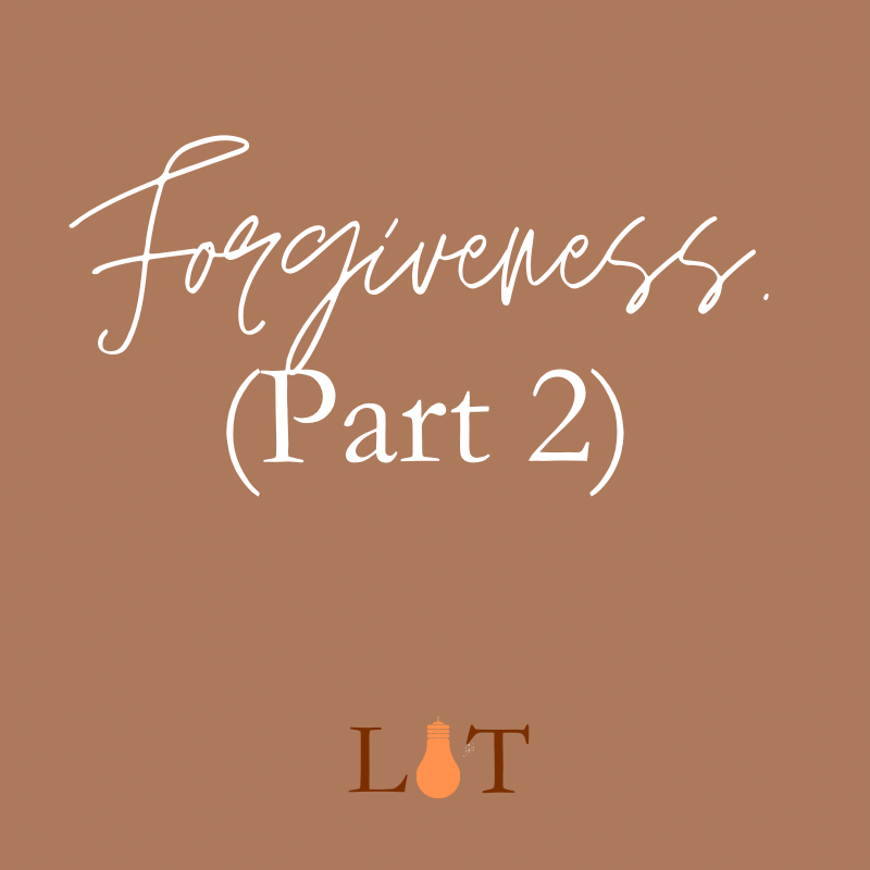Forgiveness.