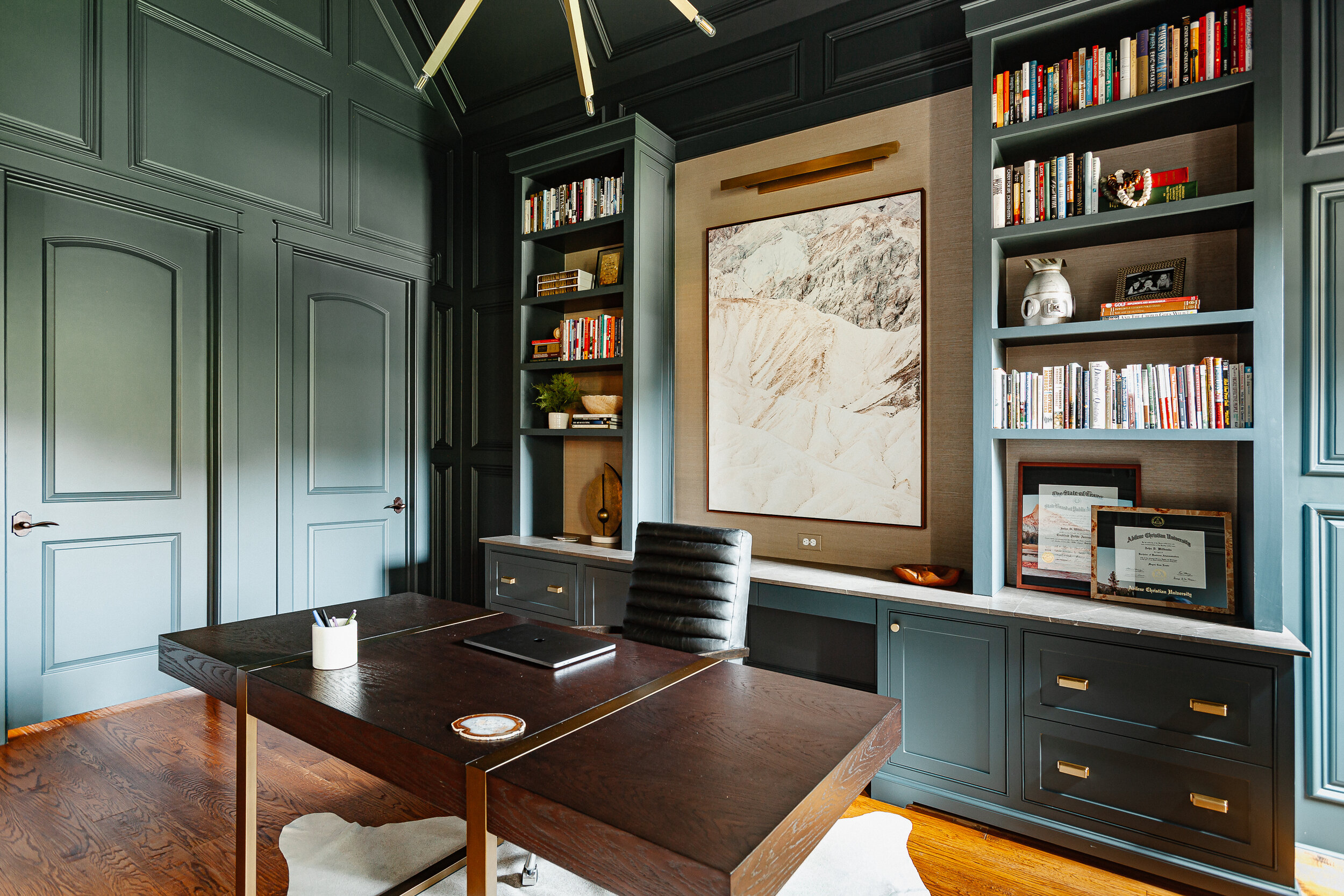 Sophisticated Home Office — BRNS Design