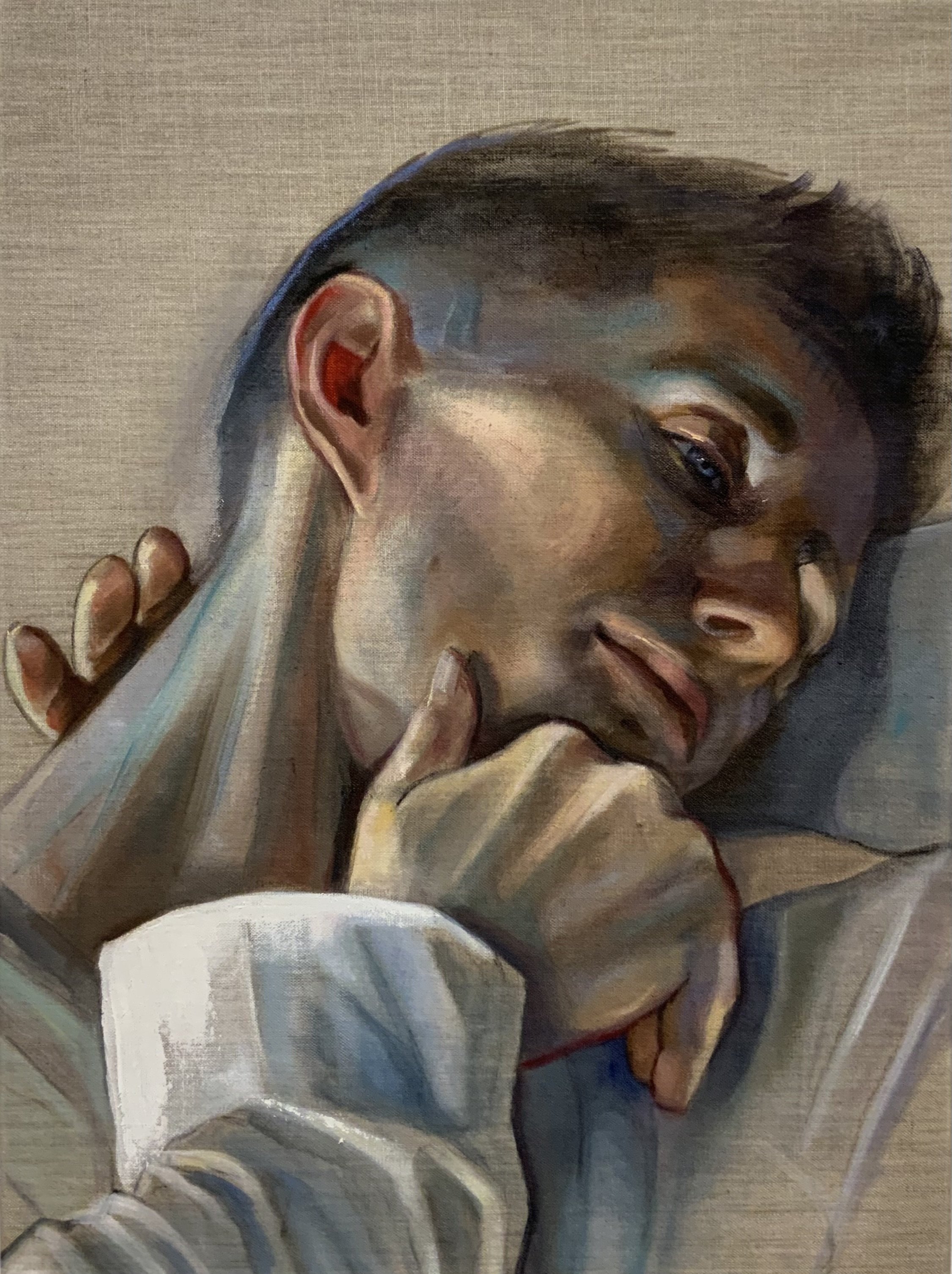 Inside out, 24 X 18 inches, oil on canvas, 2025