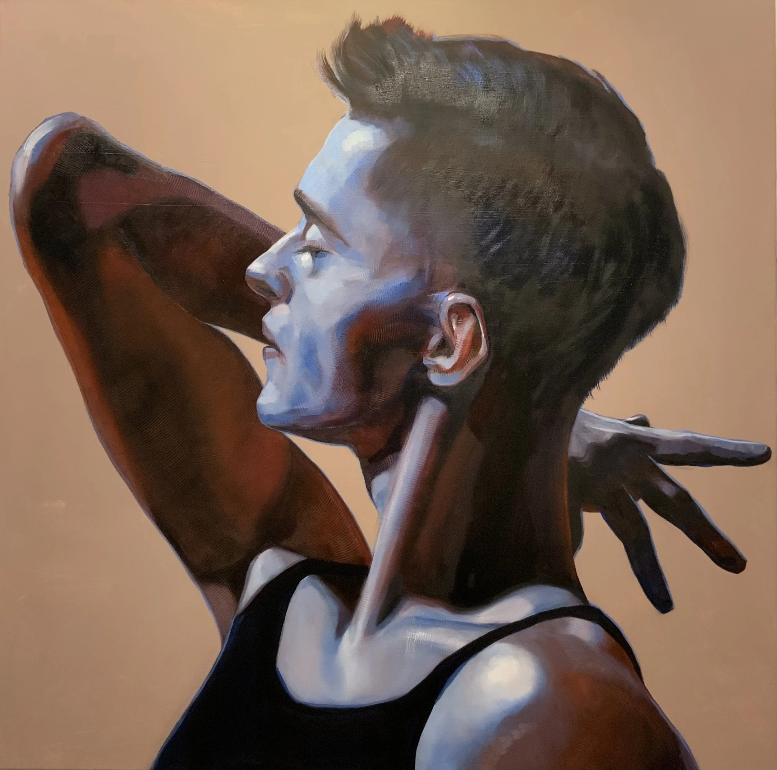 Trance, 48 X 48 inches, oil on canvas, 2026
