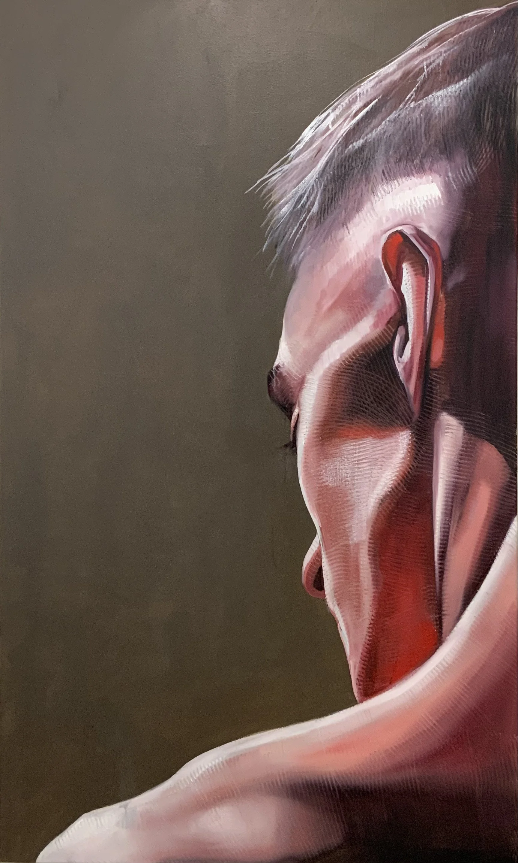 Sliver, 60 X 36 inches, oil on canvas, 2026