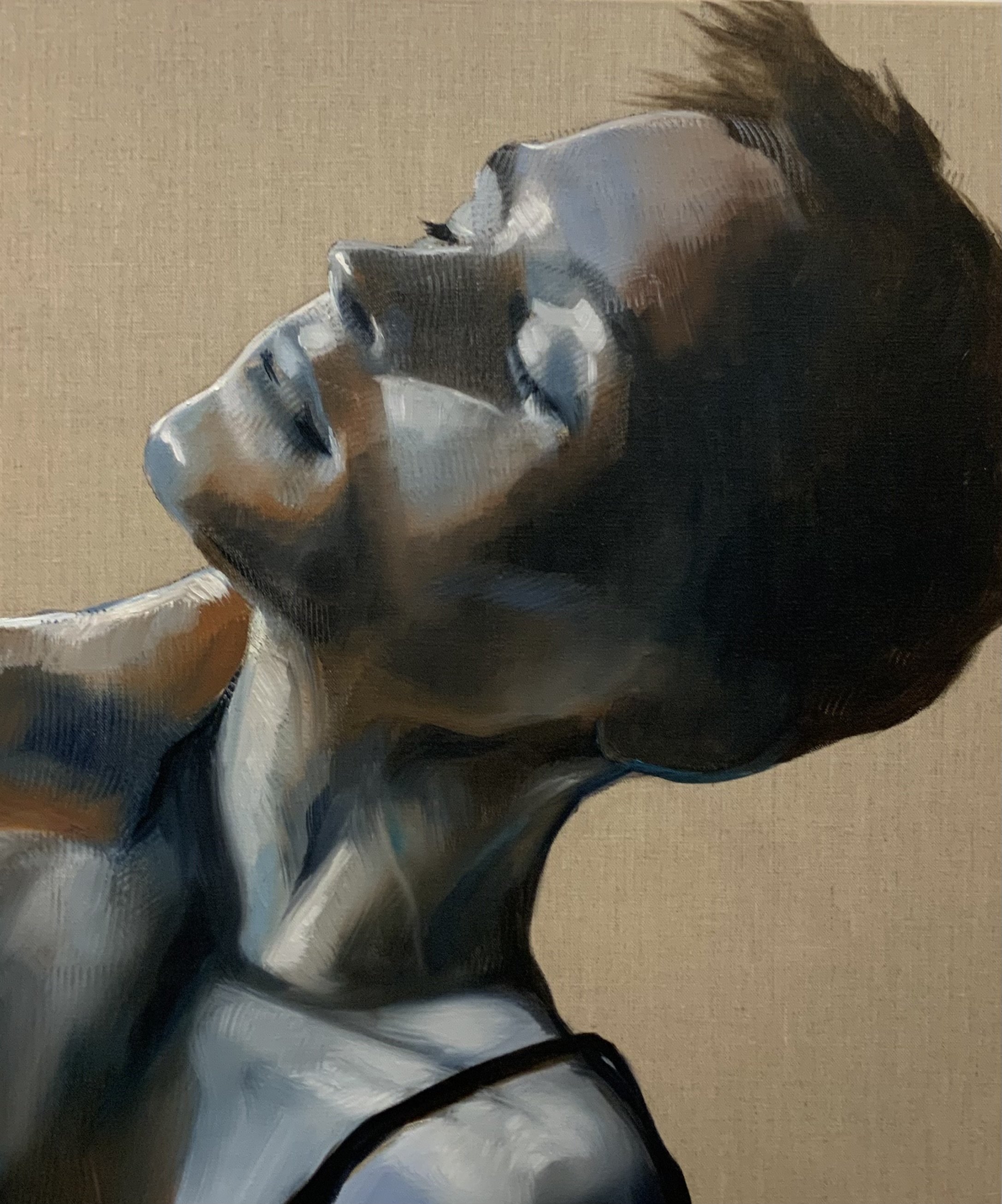 Triptych III, 24 X 20 inches, oil on canvas, 2025