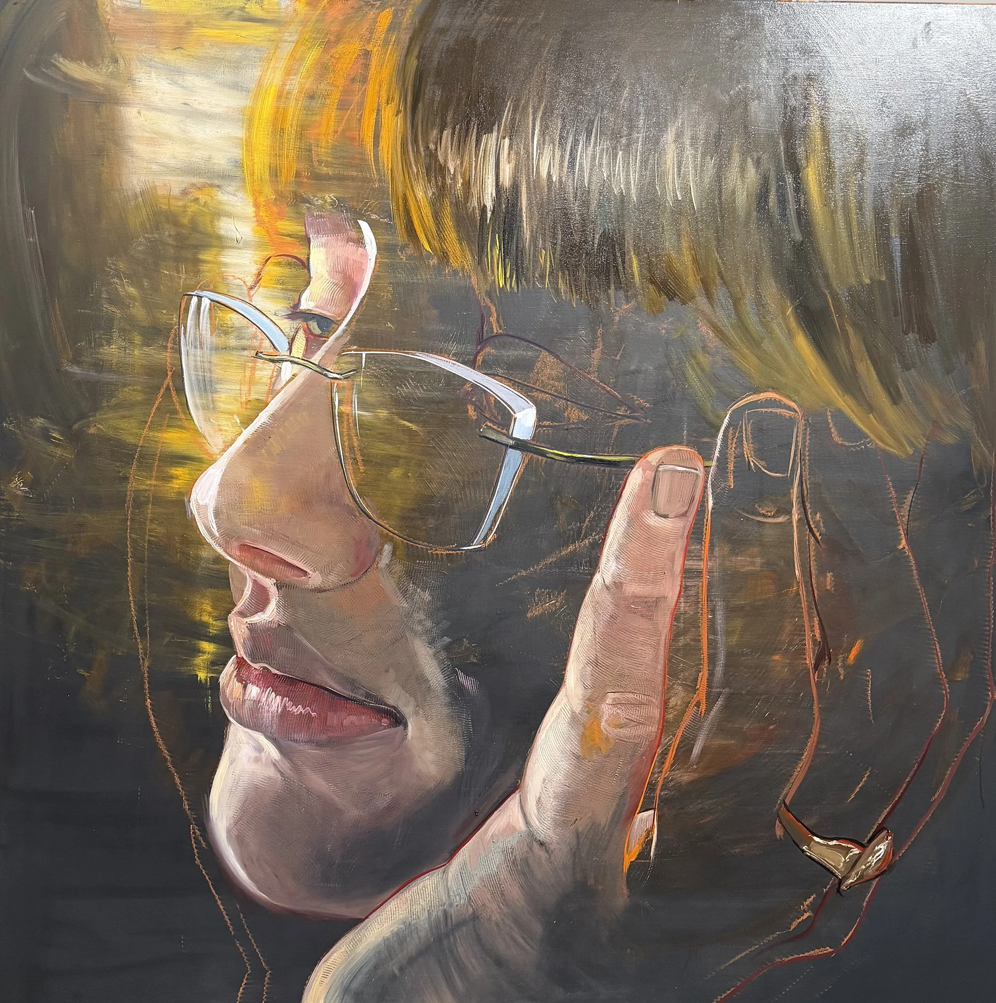 Nikka, 60 X 60 inches, oil on linen, 2026