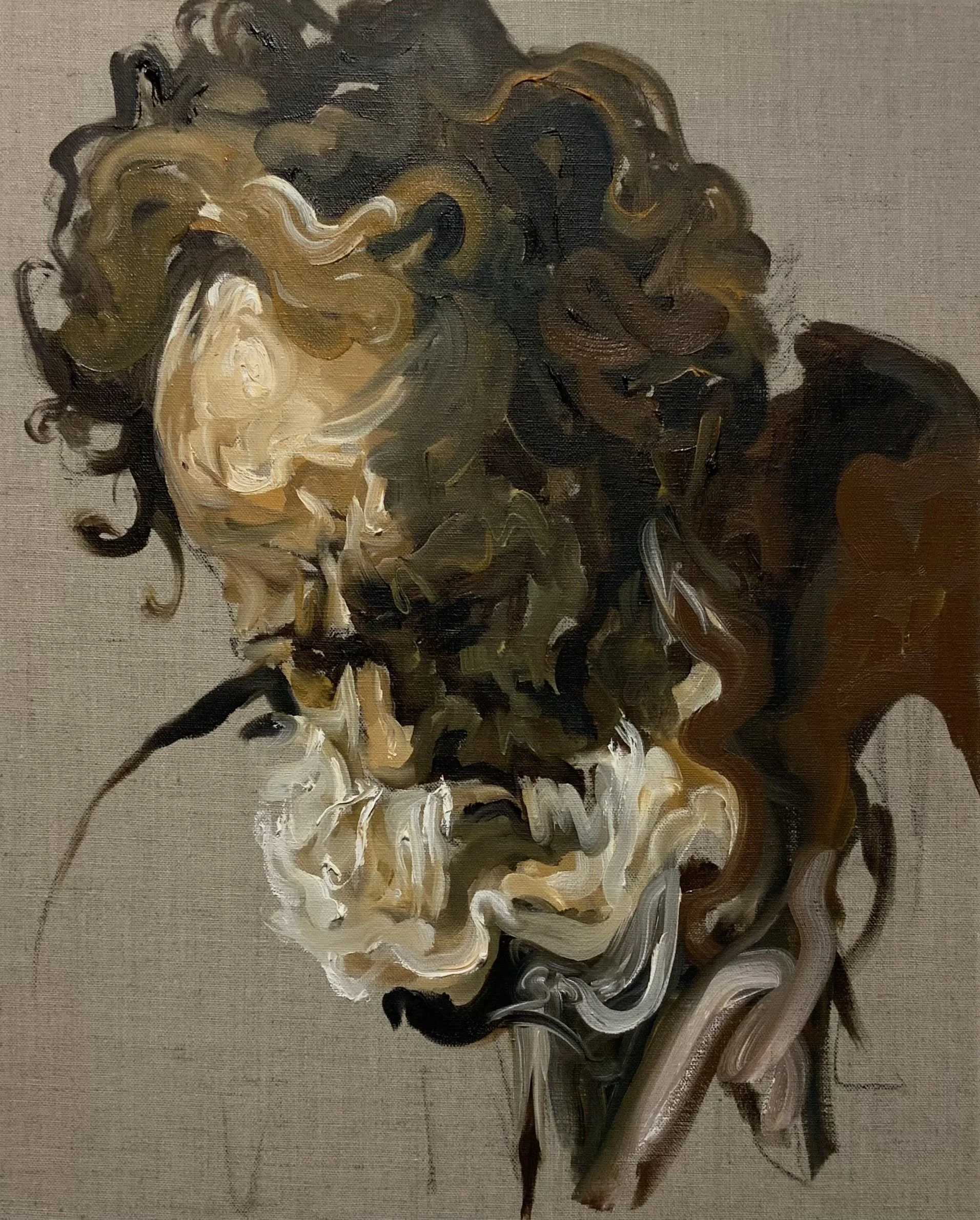 Wise, 20 X 16 inches, oil on canvas, 2026