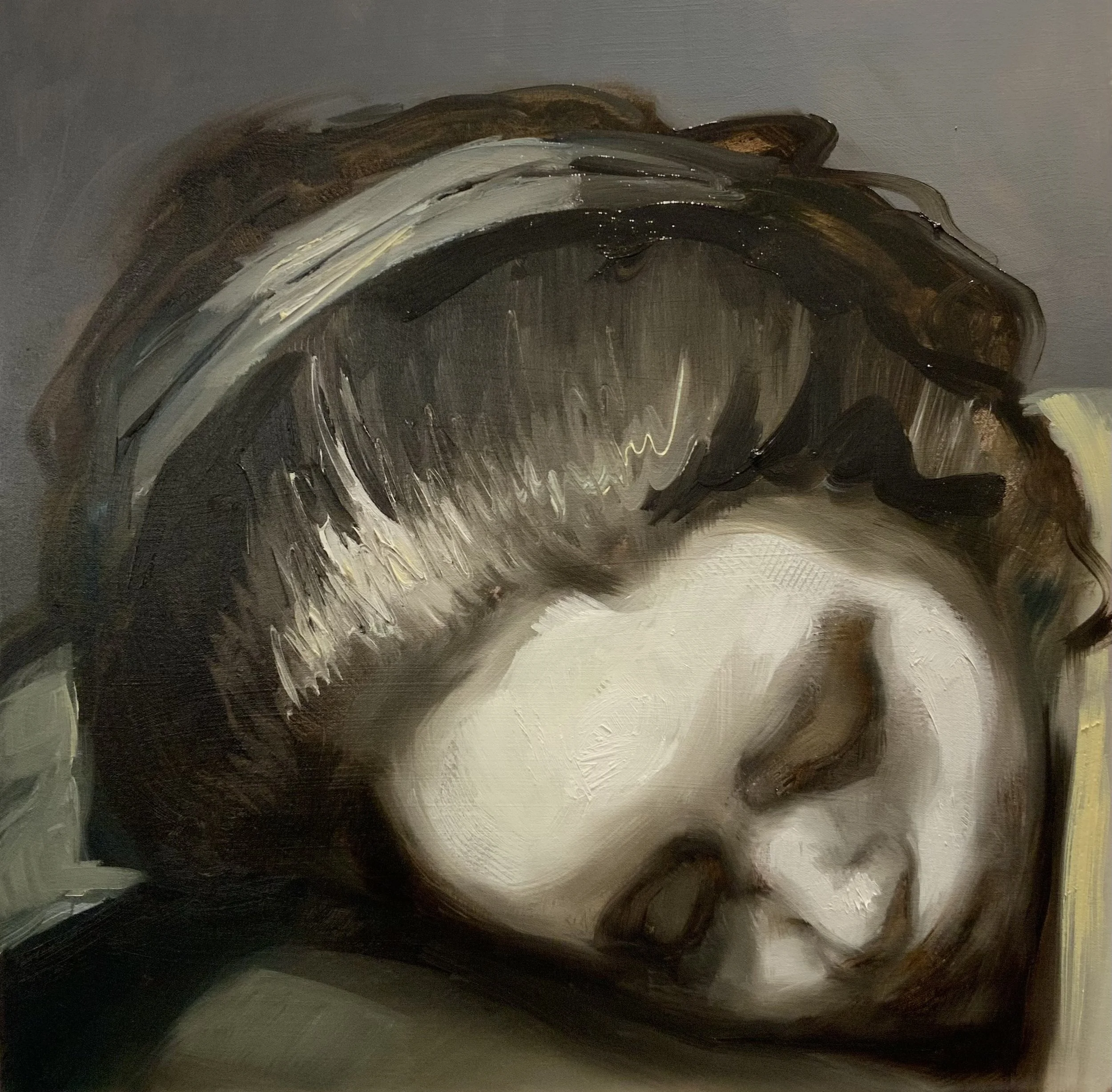 His Love, 24 X 24 inches, oil on canvas, 2026