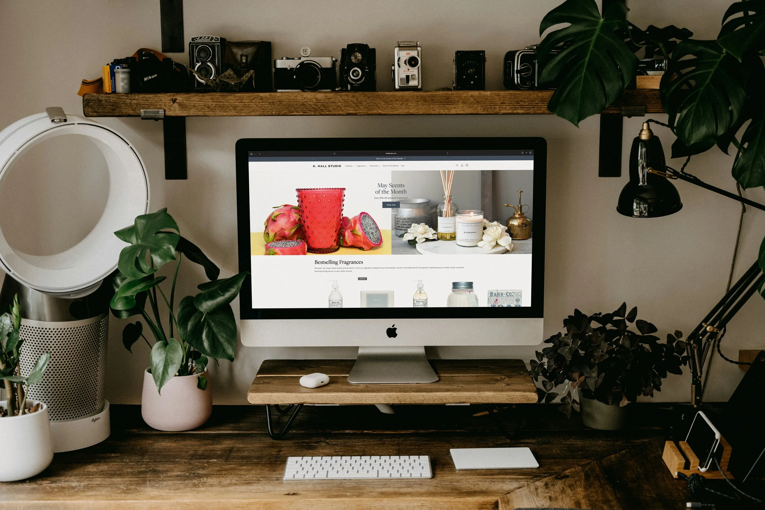 K. Hall Studio Website Redesign