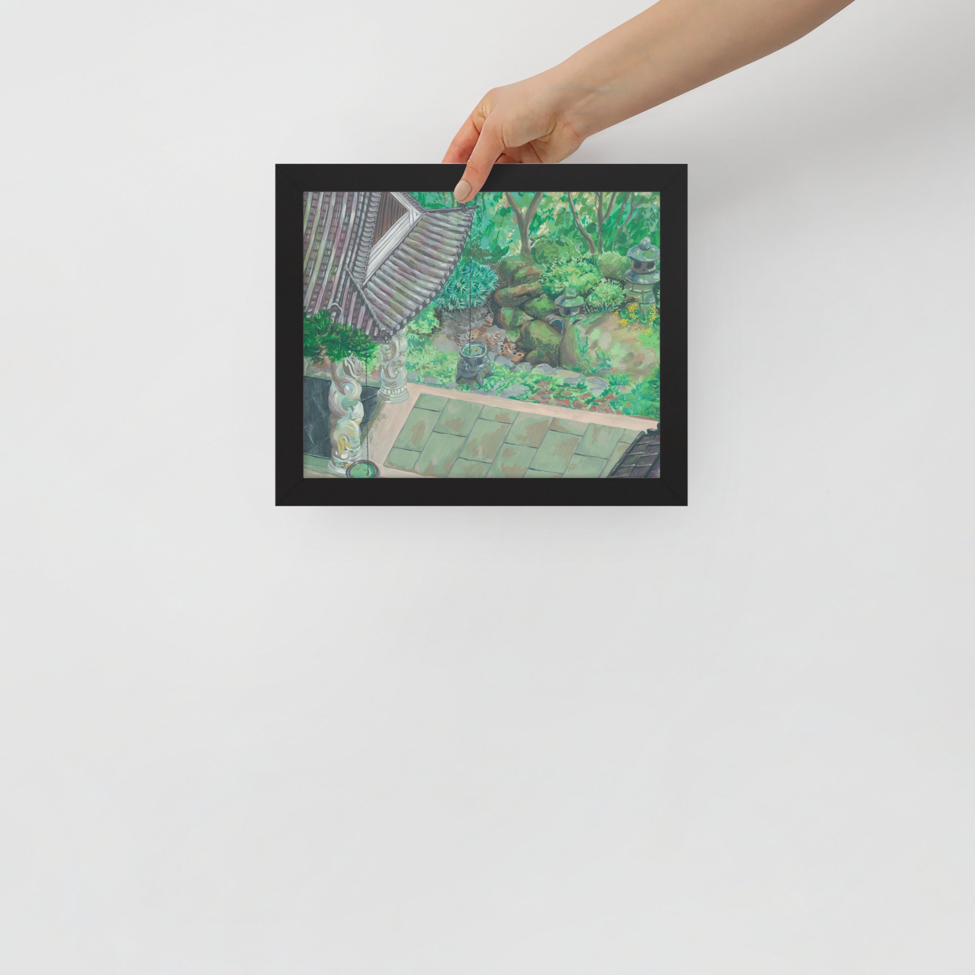 The Boy and The Heron Study Framed Art