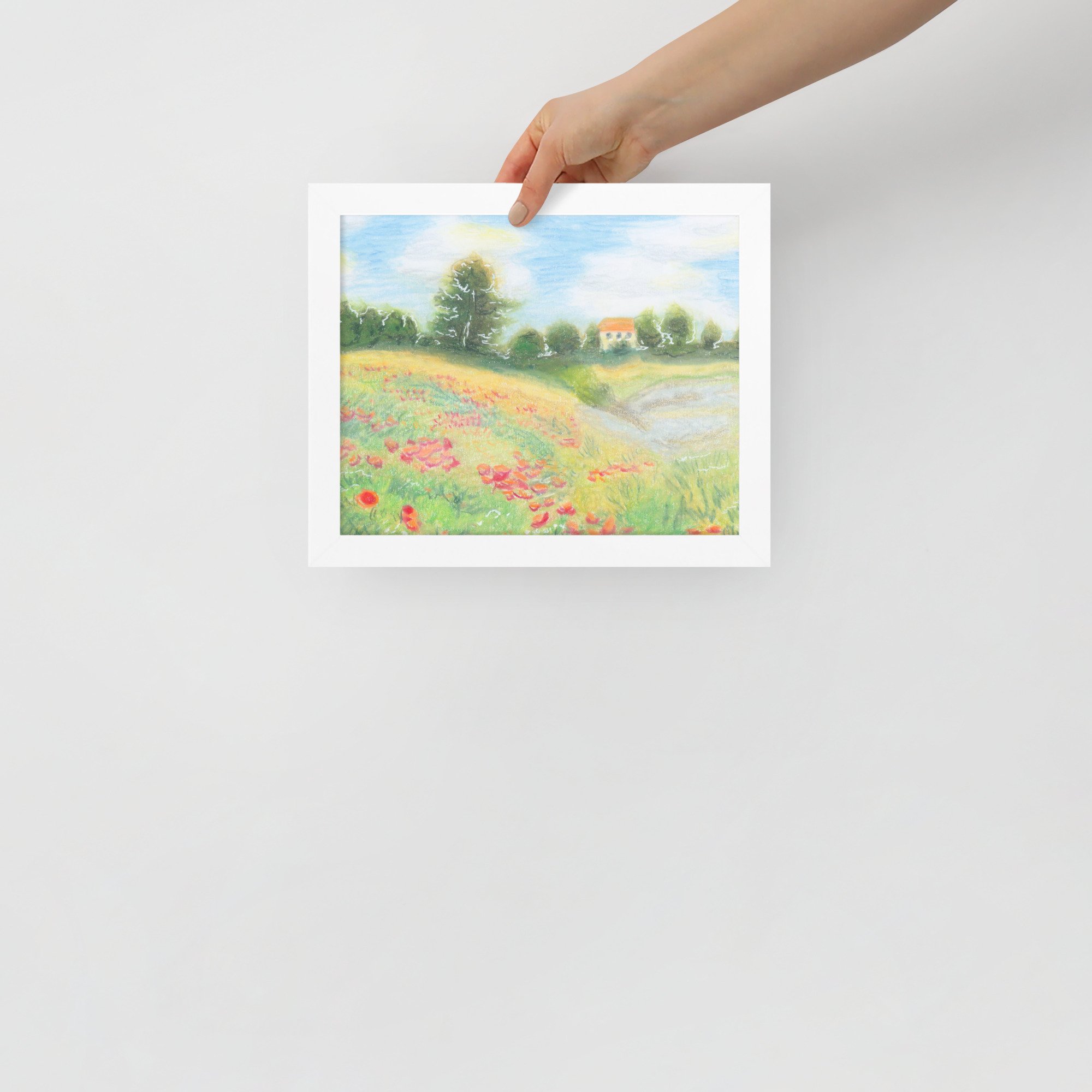 A Study on Monet Framed Print