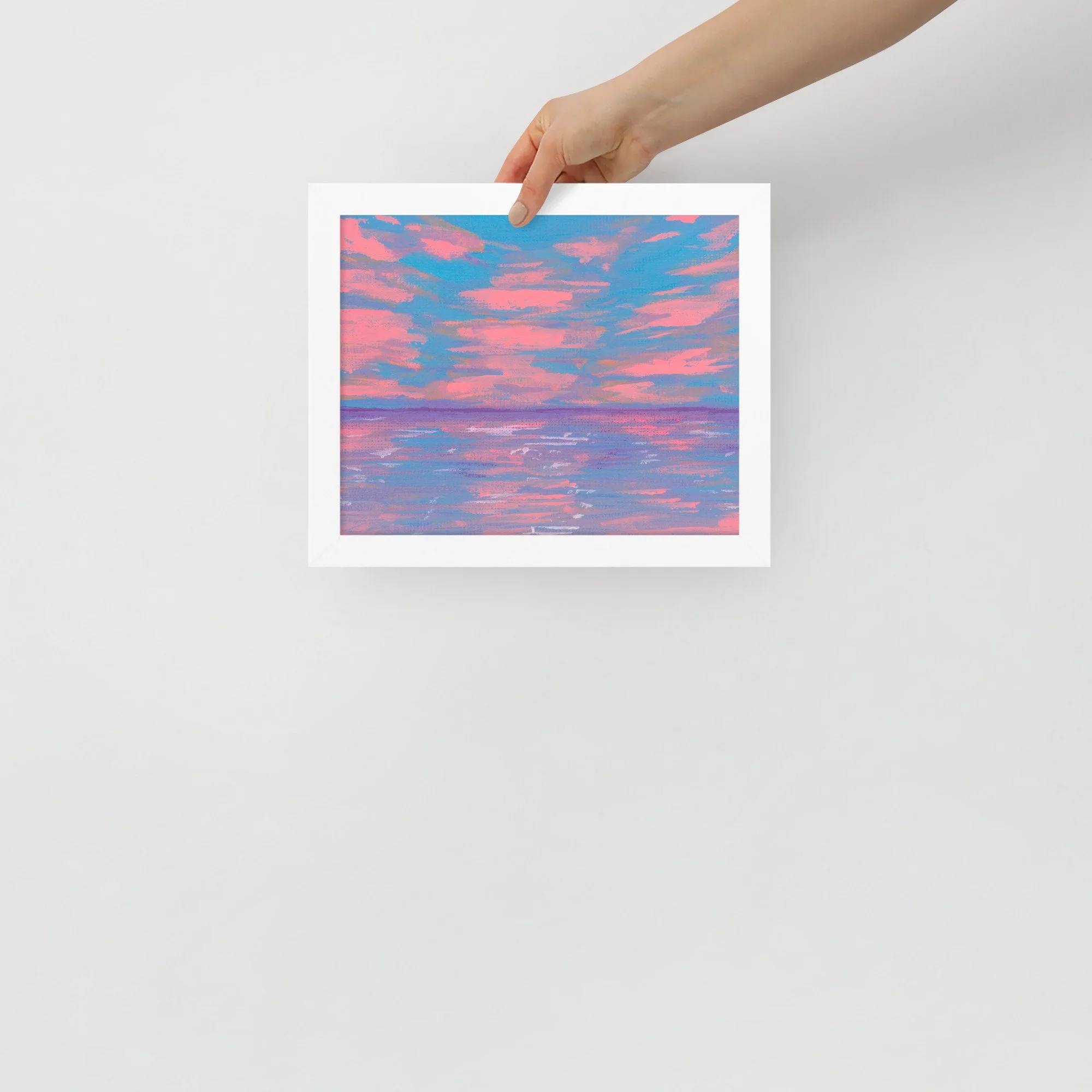 Vivid Stillness Framed Print