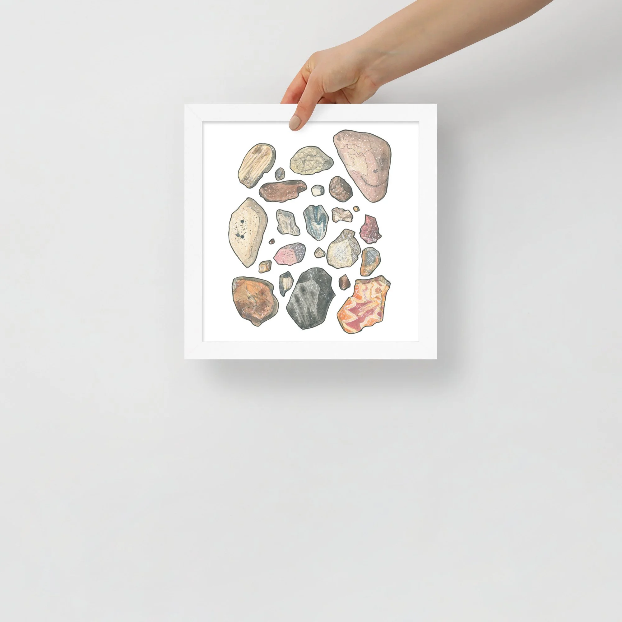 Rock Collector Framed Print