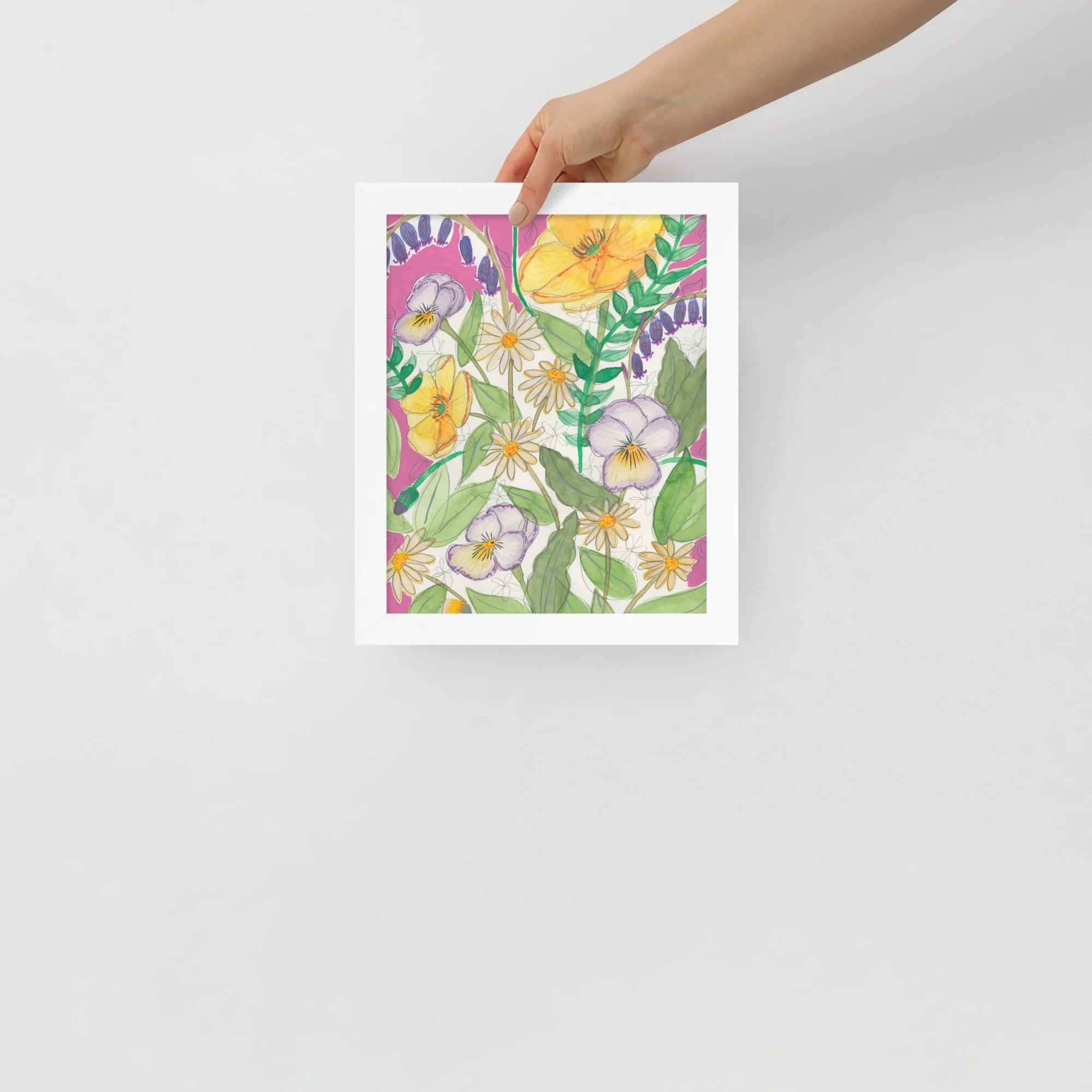 Artist's Wildflowers Framed Print