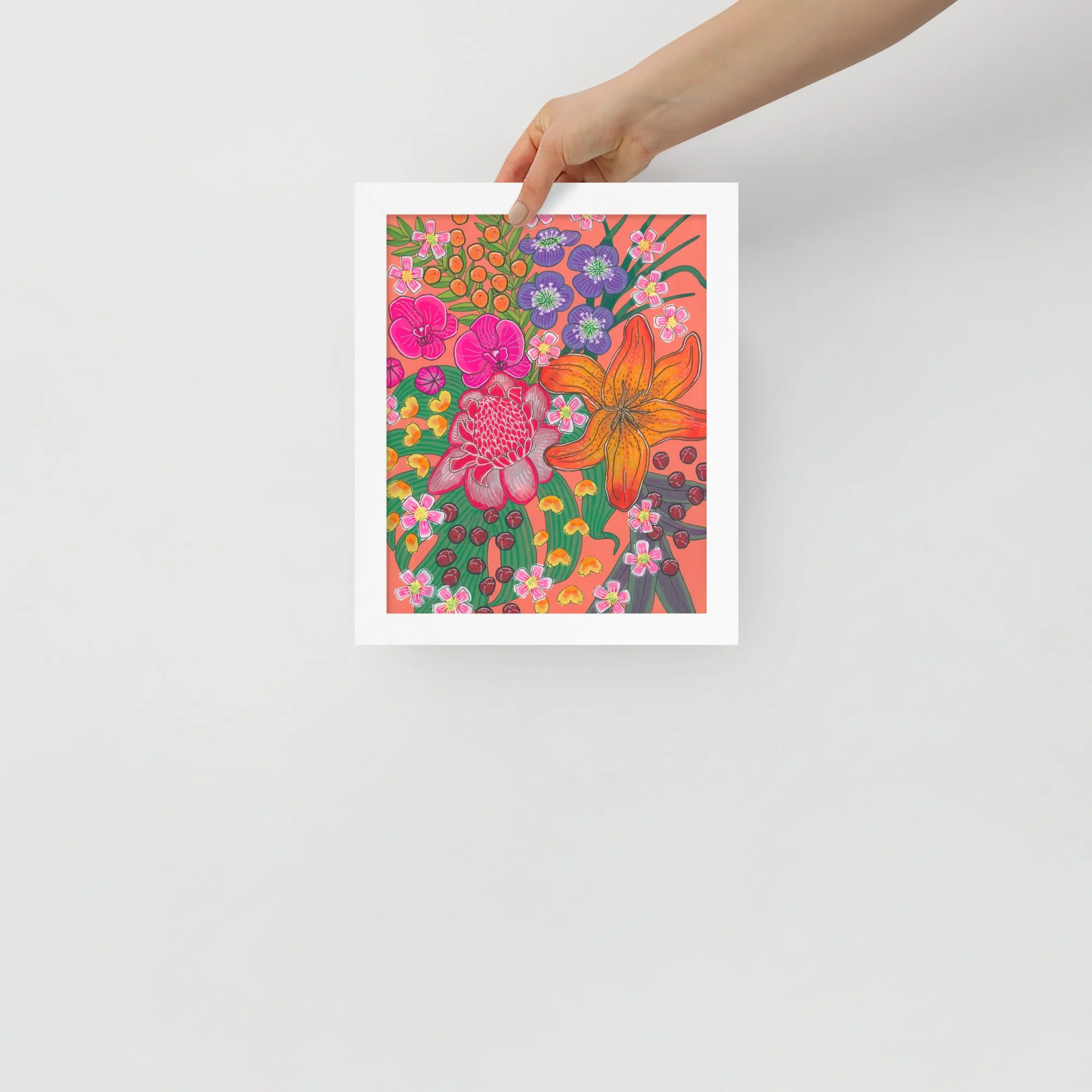 Tropical Sunset Framed Print