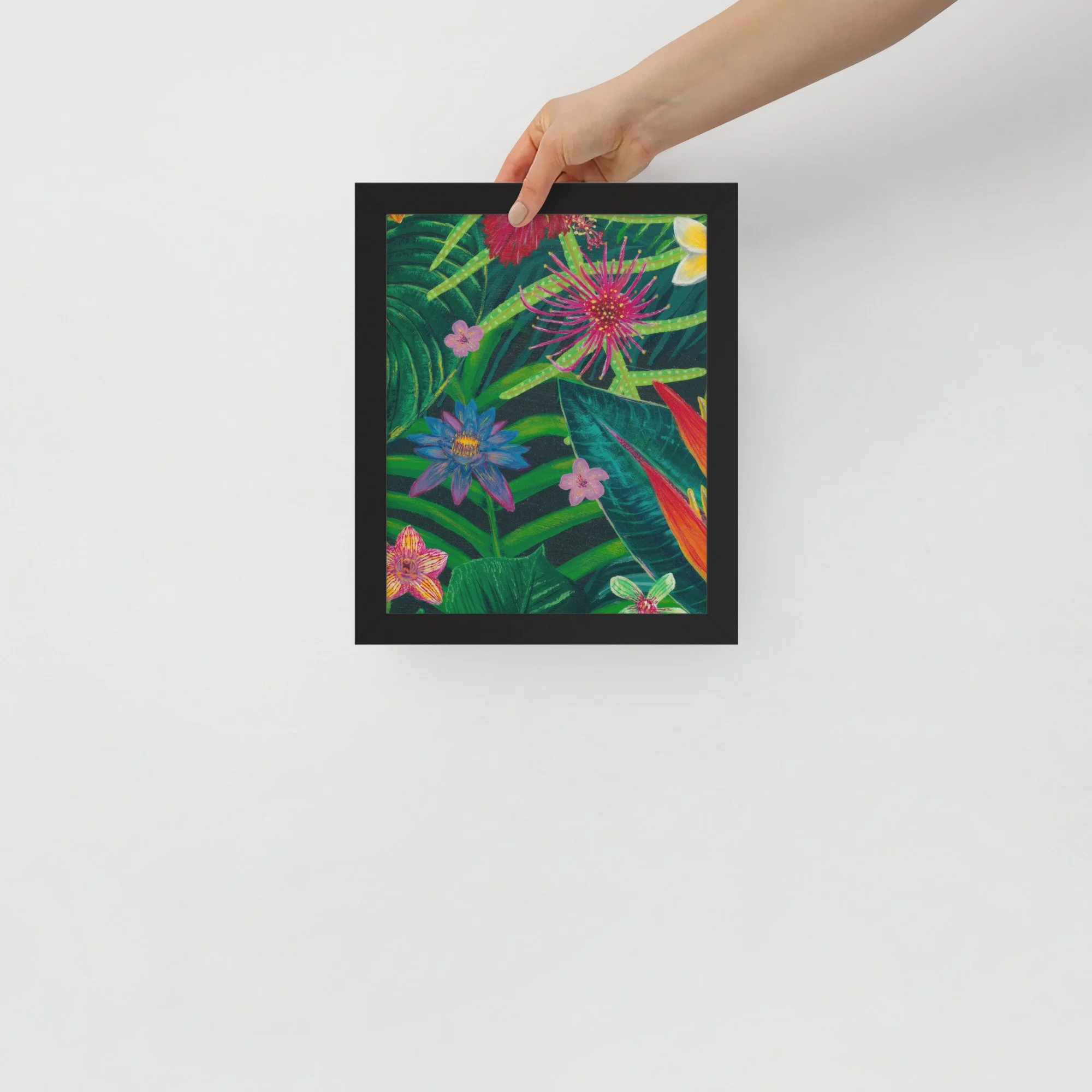 Tropic Foliage 1 Framed Print