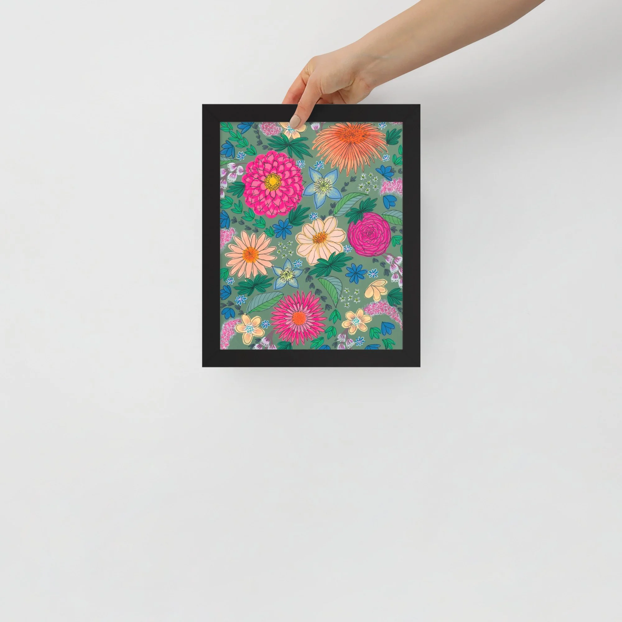 Summer Blooms Framed Print