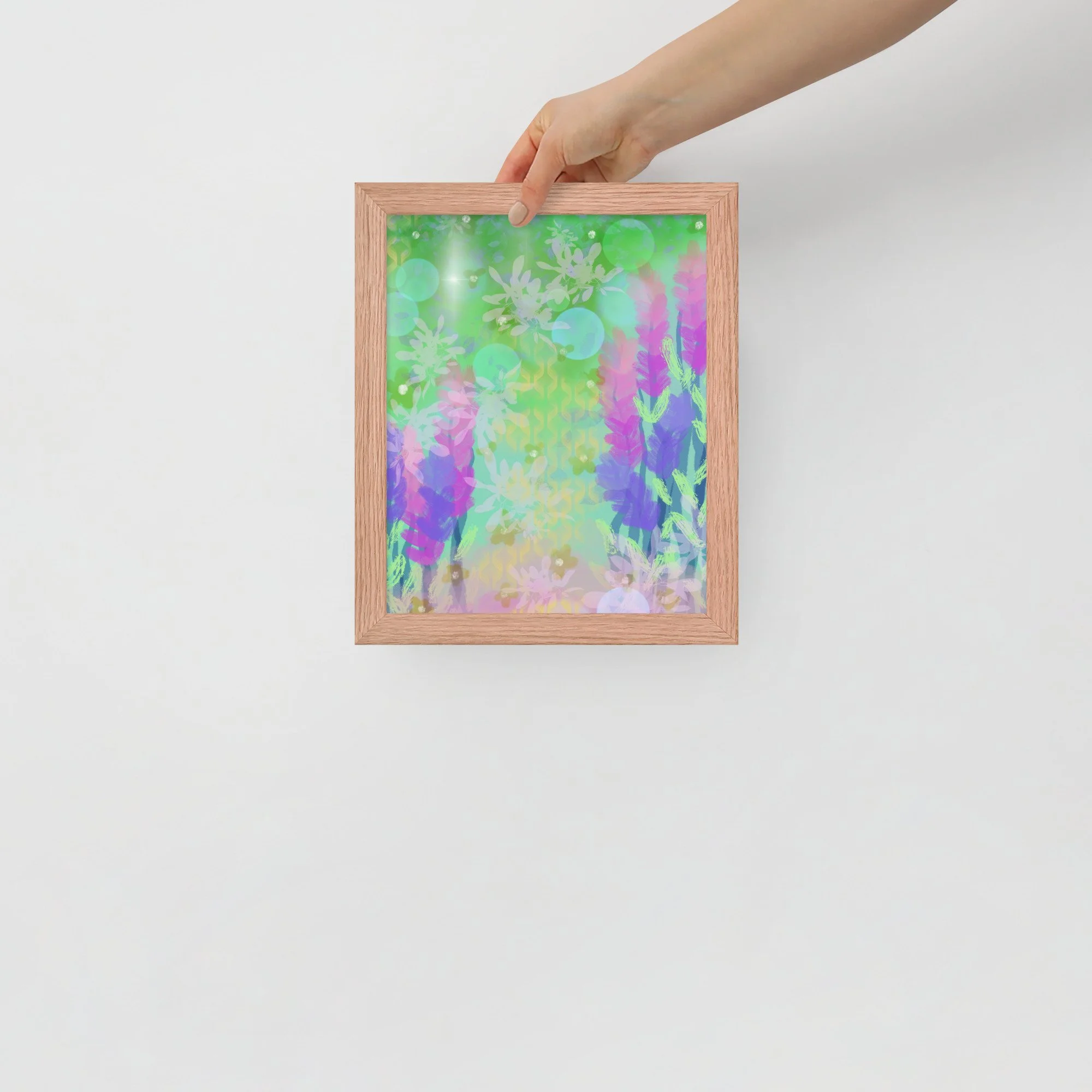 Abstract Botanical Framed Print