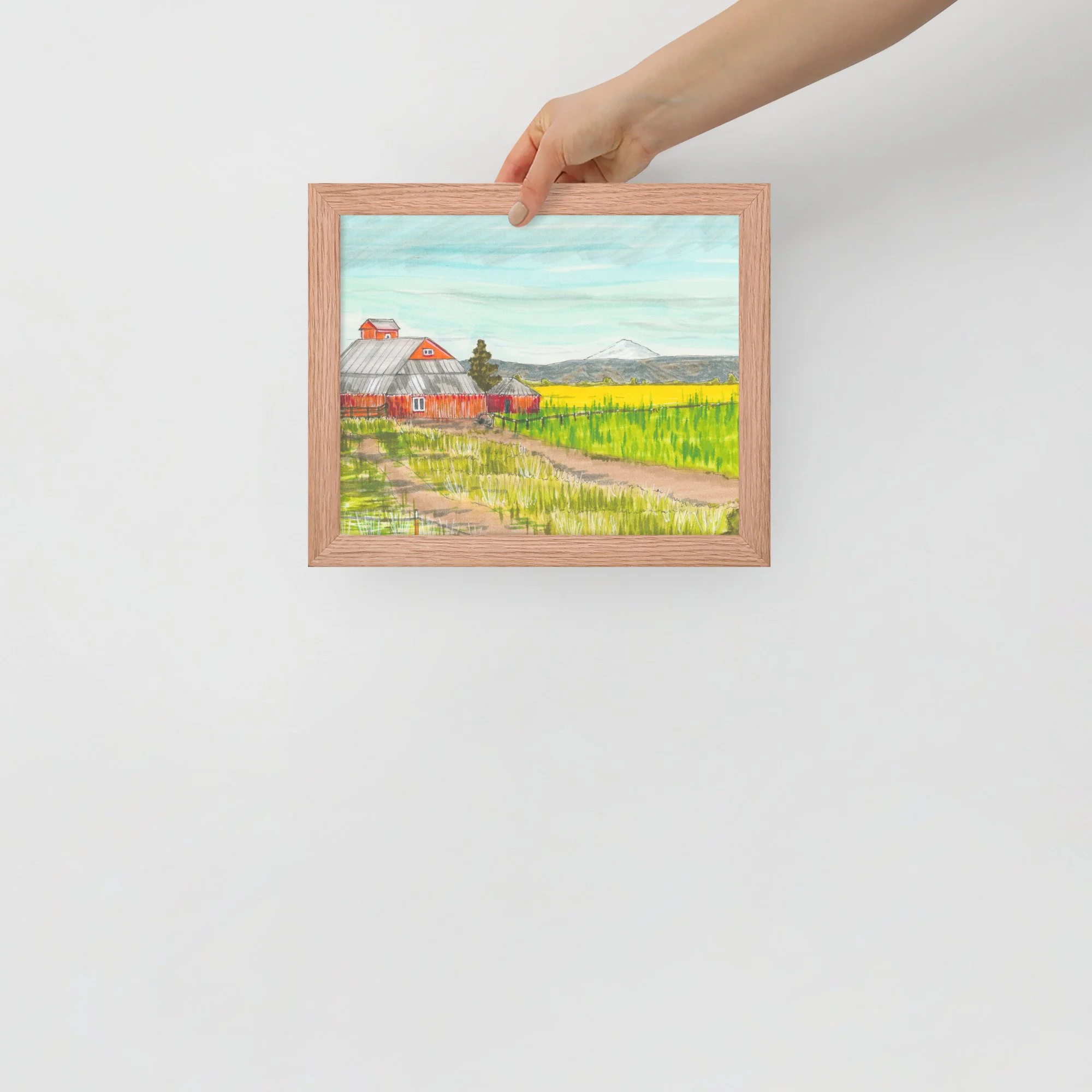 Oregon Countryside Framed Print
