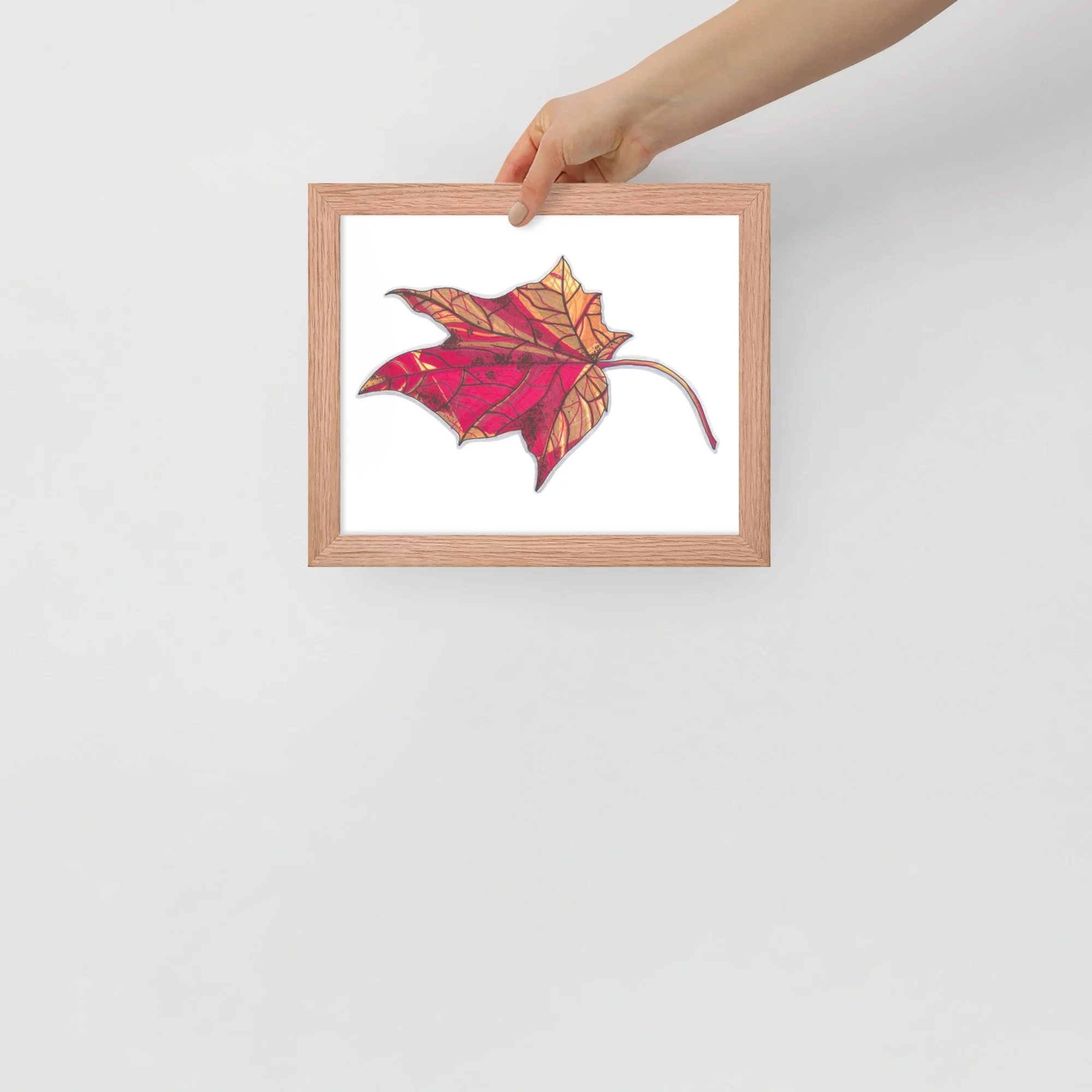 Autumn Leaf Framed Print