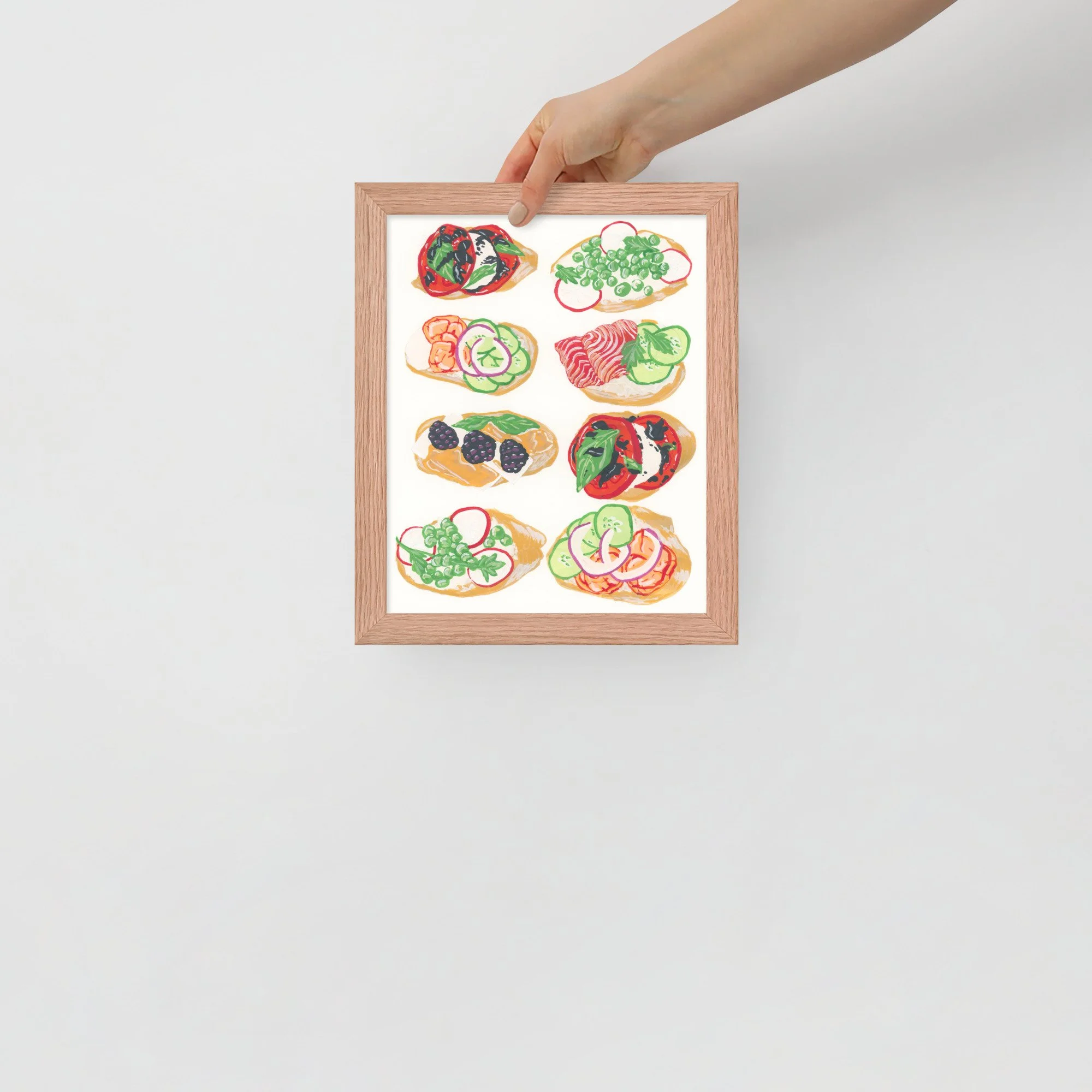 Brunch With Good Bread Framed Print