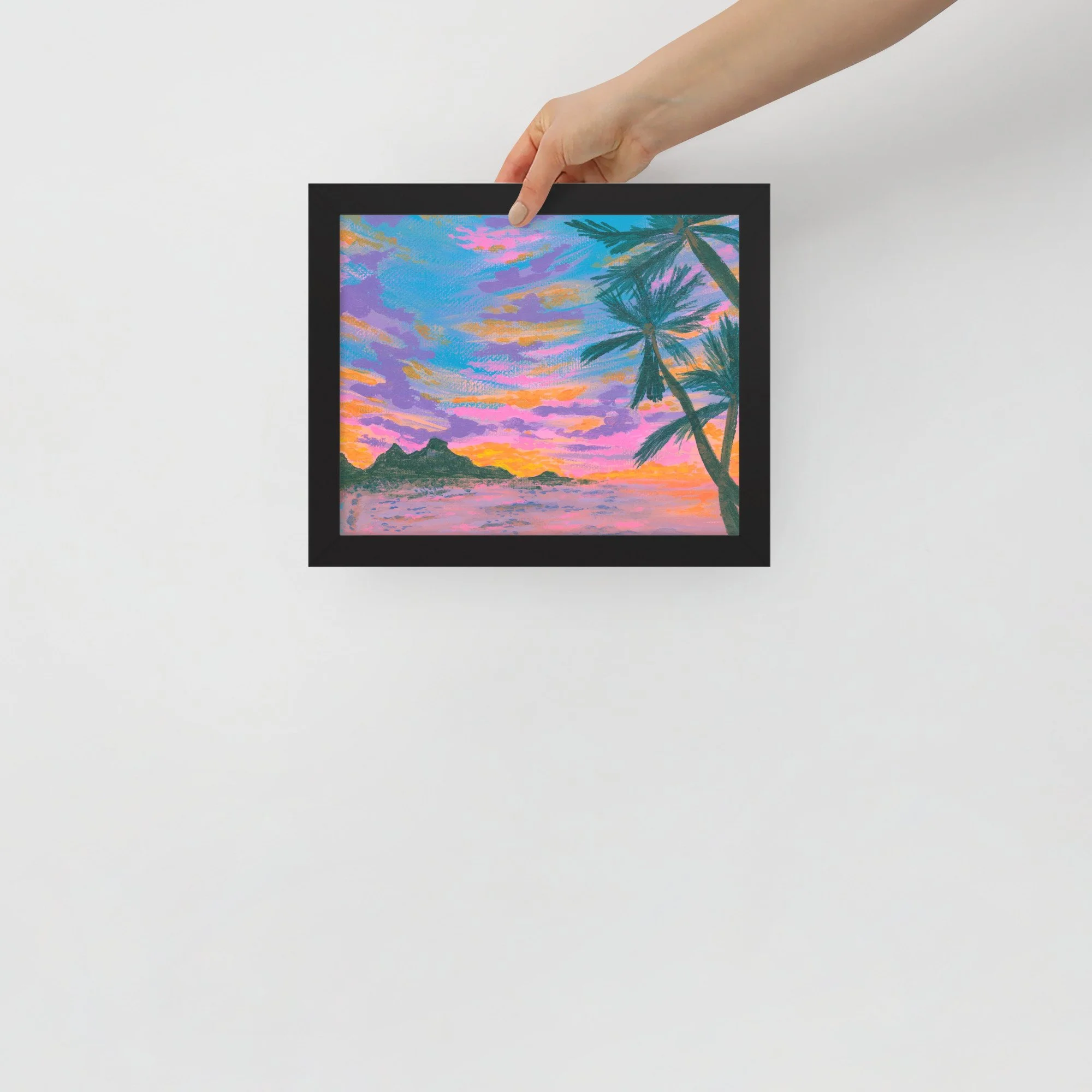 Hawaiian Landscape Framed Print