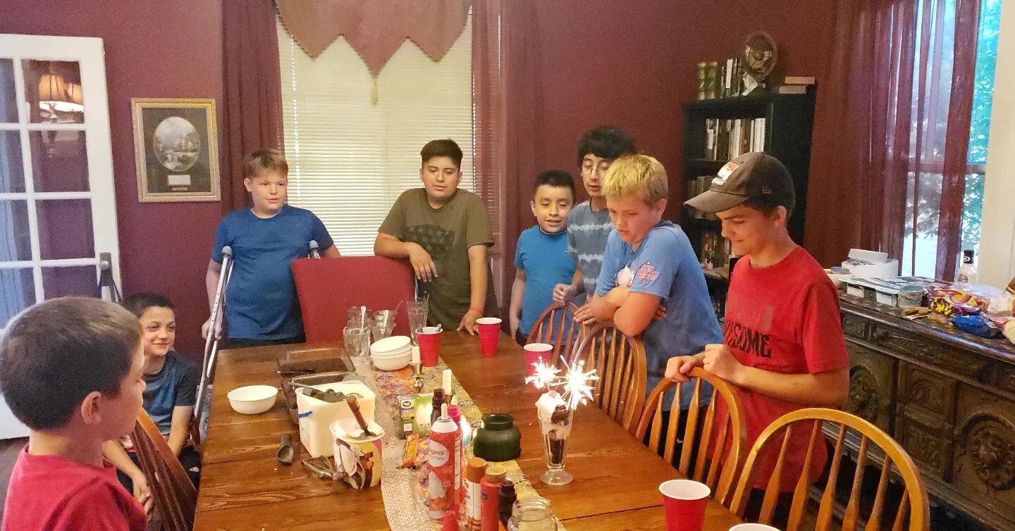 Thursday. 7.21.22
A house full of boys for Corin's 13th birthday. Totally crazy, and I'm totally here for it. These are the days.