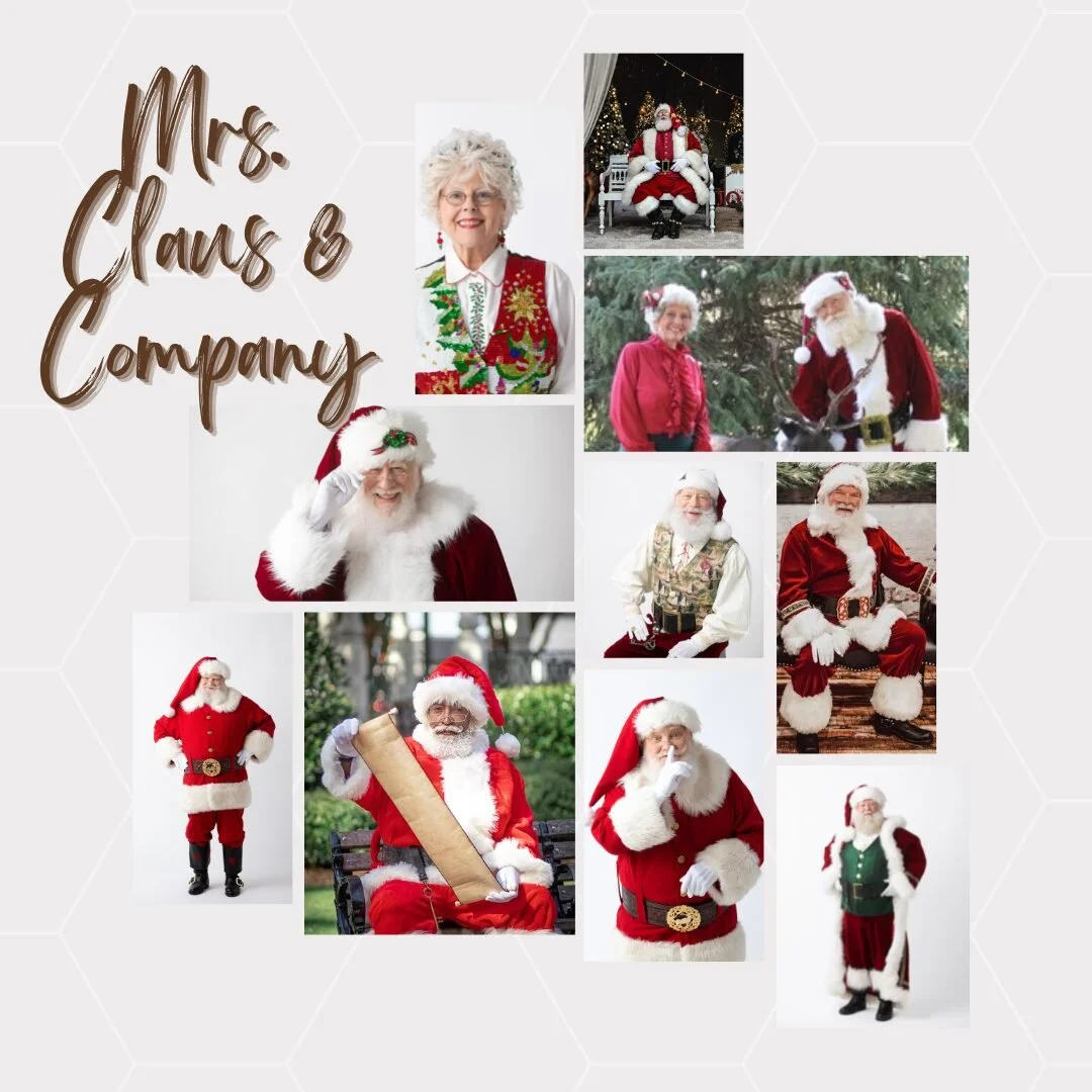 Mrs. Claus &amp; Co is booking NOW for 2023.
Book your 2023 event 12/28-12/30/2022.
50% Retainer Due at time of booking.

Book via our website: www.mrasclausco.com