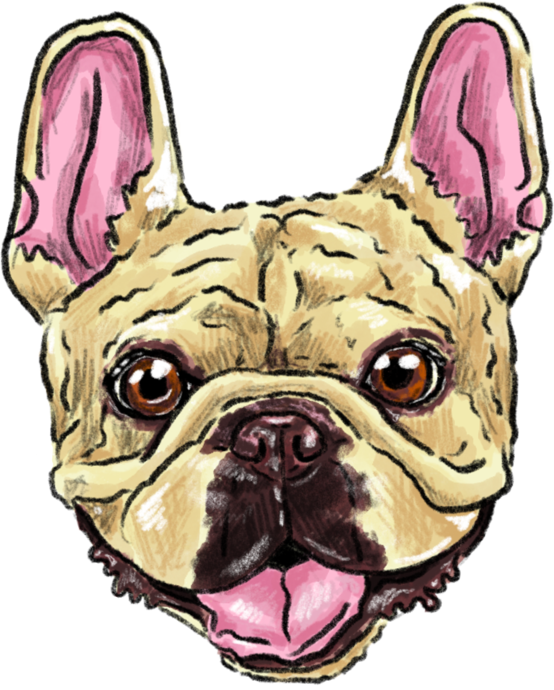 frenchie beach towel