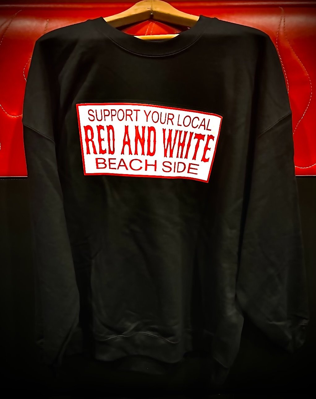 IMG_3128 Sticker Crewneck Sweat Shirt - Black - 1-17-24.jpeg