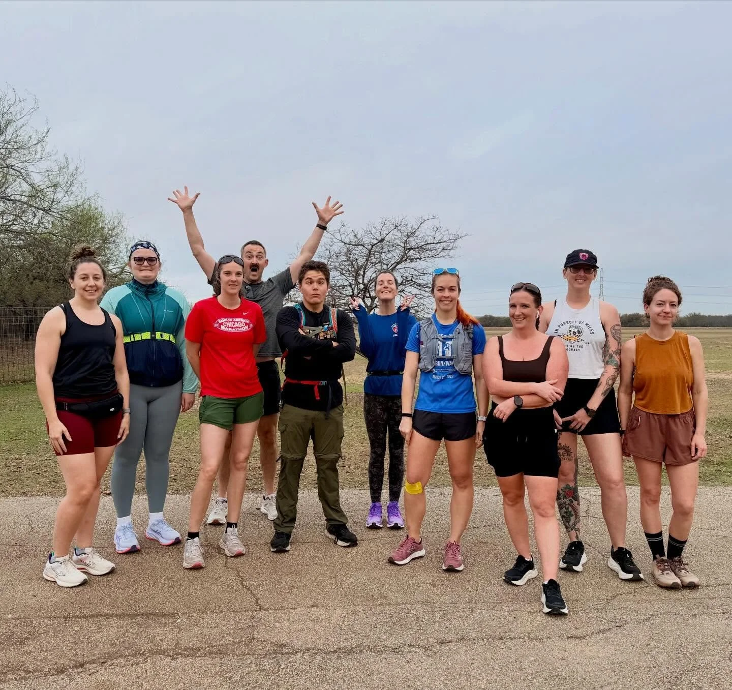 Saturdays Group! @mcallisterpark 
Happy anniversary to @curator_coffee thanks for always putting up with our post run craziness!