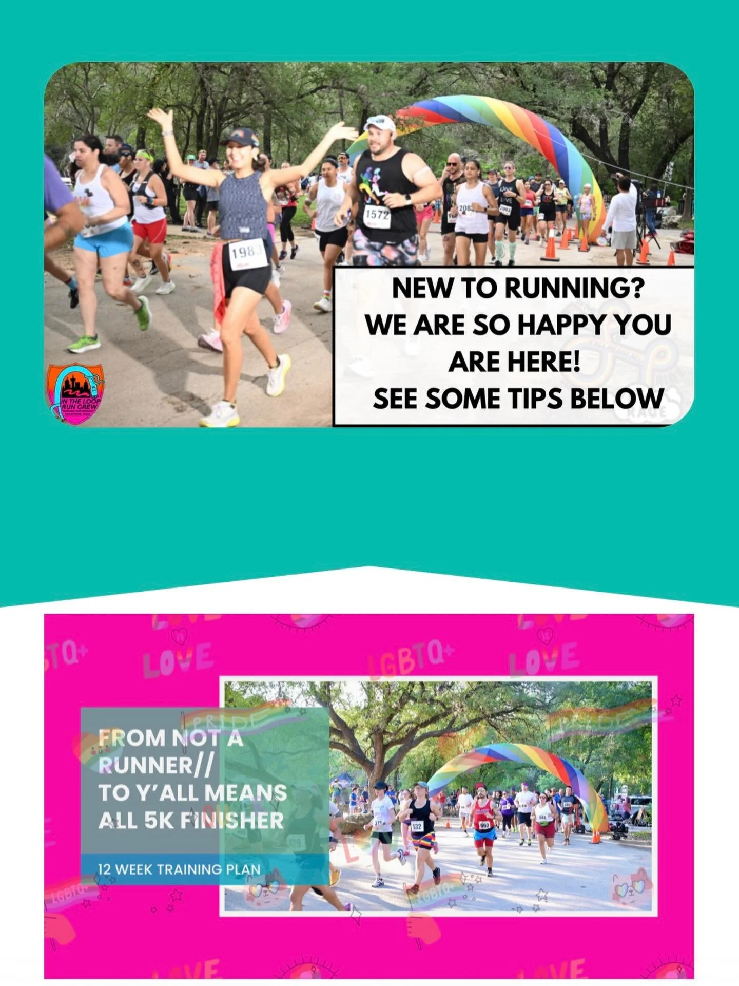 More at Intheloopruncrew.com

Since the Y&rsquo;all Means All Pride 5K is on Saturday, June 13, 2026, Ideally start this plan on Monday, March 23, 2026. This gives you exactly 12 weeks to go from the couch to the finish line!

The &ldquo;In The Loop&