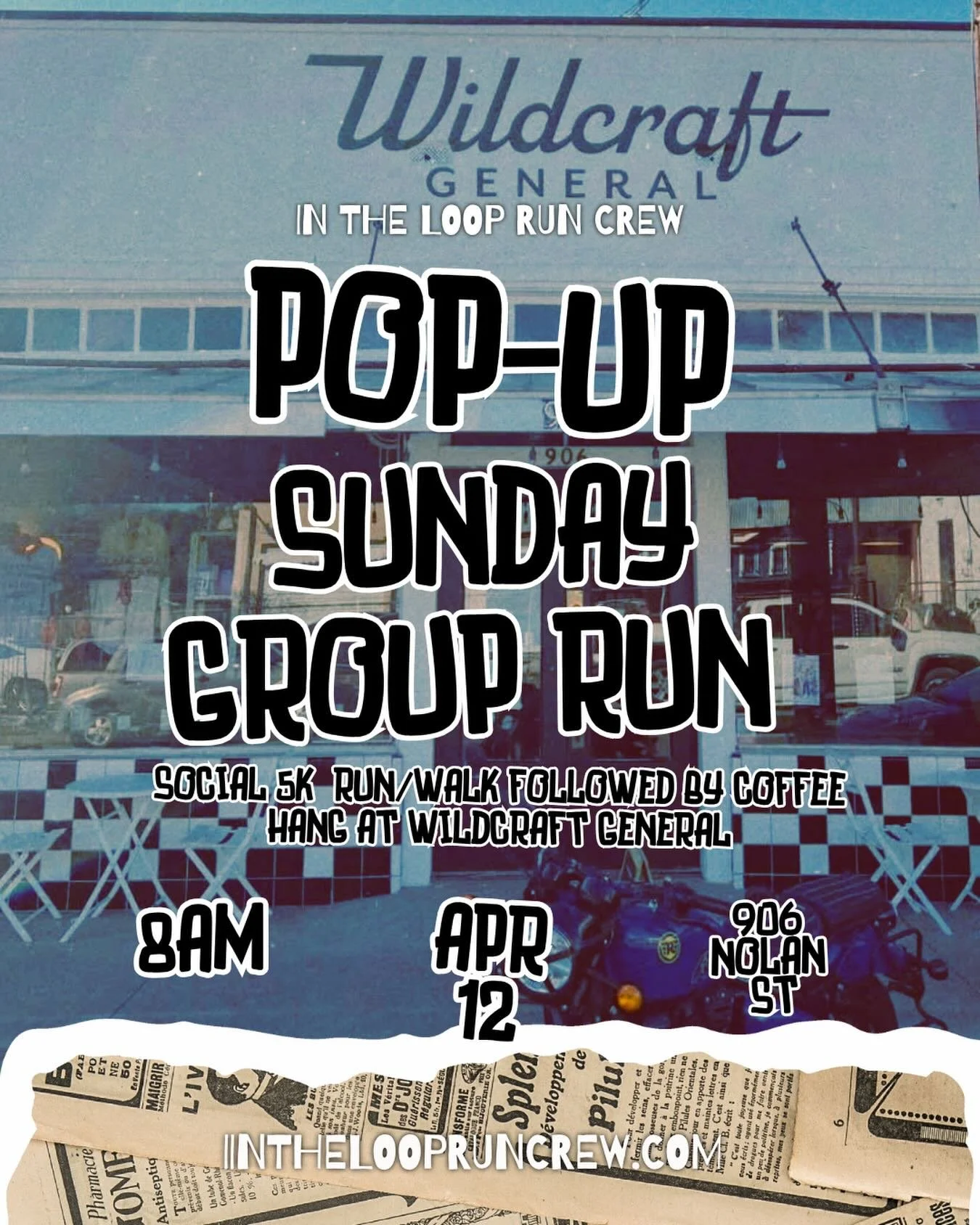 🚨 SUNDAY POP-UP RUN! Location change for 4/12🚨

We&rsquo;re moving the Sunday Miles! Due to S&iacute;clov&iacute;a this Sunday, we are heading over to @wildcraftgeneral for a special Sunday morning social run/walk.

Come for the miles, stay for the