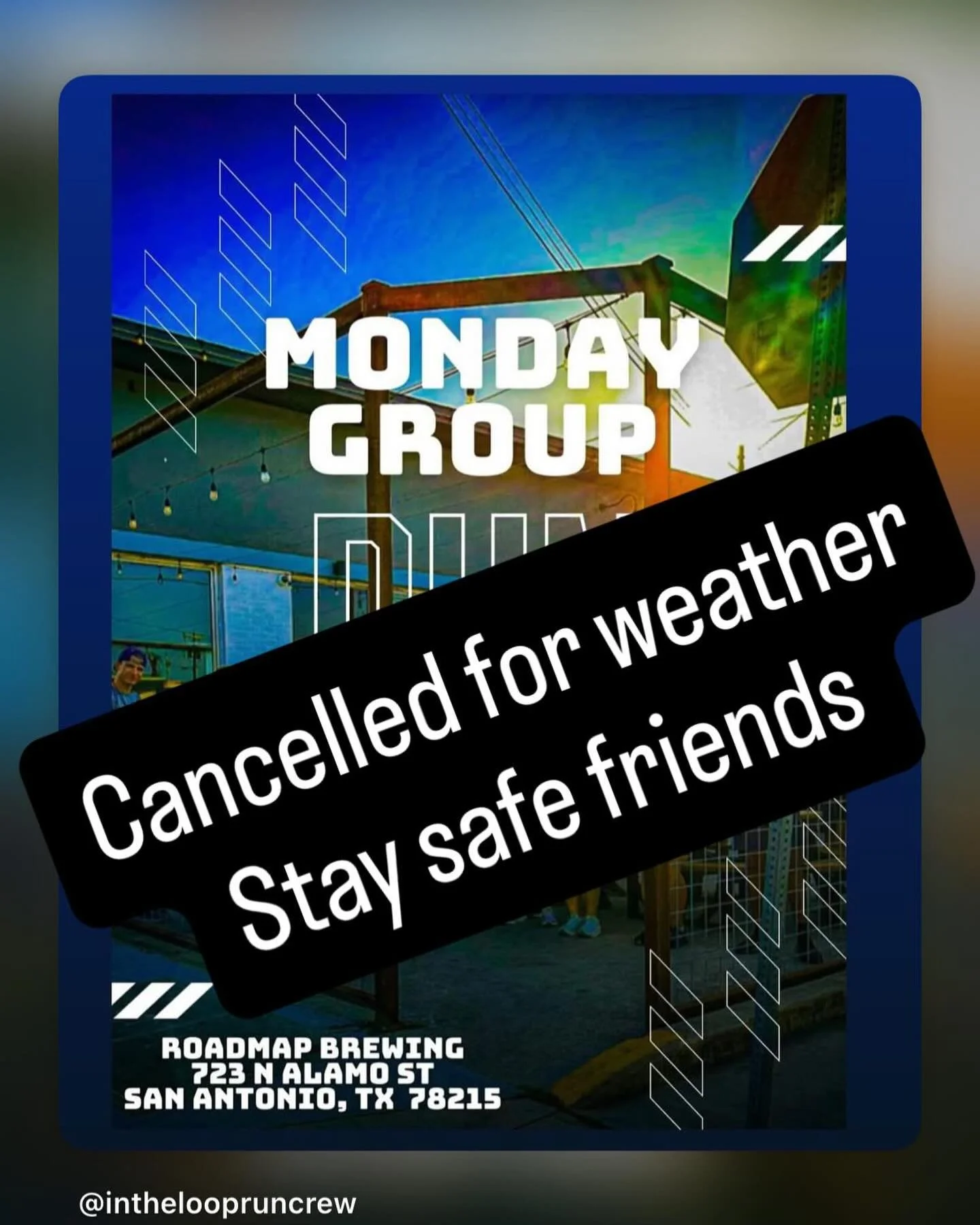 Stay safe friends. DREADmill miles tonight