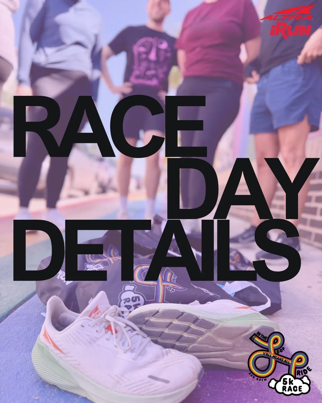 Hi Runners,
We are officially in race week! The 5th Annual Y'all Means All Pride 5K Race/Walk is just around the corner, and we can't wait to see you out on the course. To ensure a smooth and fun experience for everyone, please read through the essen