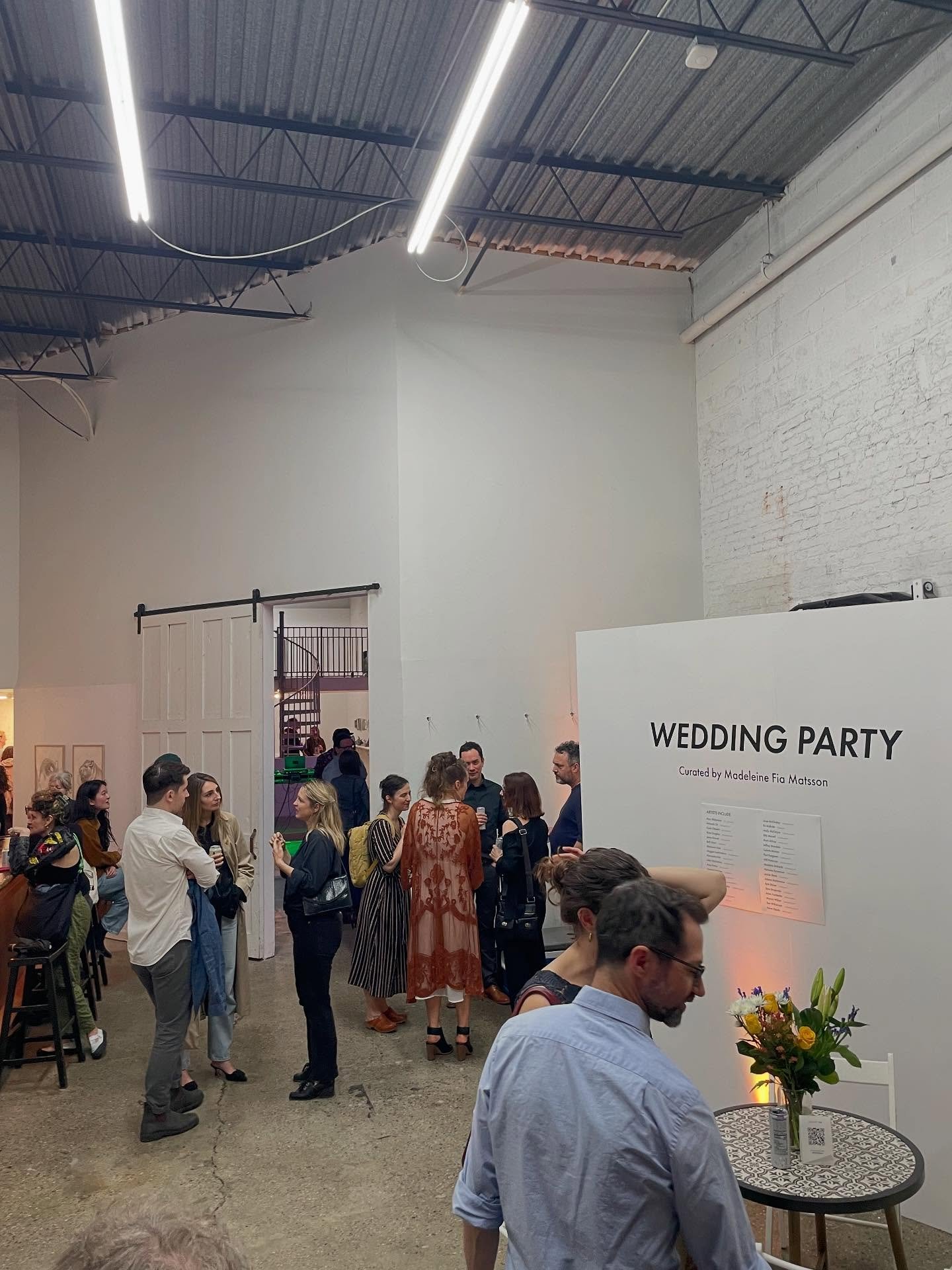 Currently on Exhibit: Wedding Party!
Thank you to everyone who attended our opening reception this past Saturday. We shared great art by 40+ artists, great musical performances, and good energy.
Thank you to @matssonarts for curating our gallery