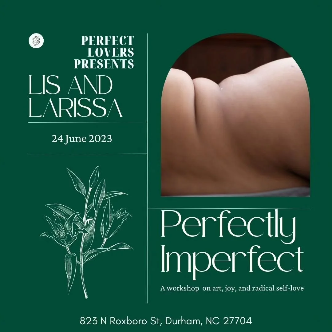 @larissa_parson and I are stirring up mischief again, bringing our chaos goblin magic to @___perfectlovers___ on Saturday, June 24 for a 4-hour immersive workshop where we will move our bodies, get messy making art, and explore radical self love. It'