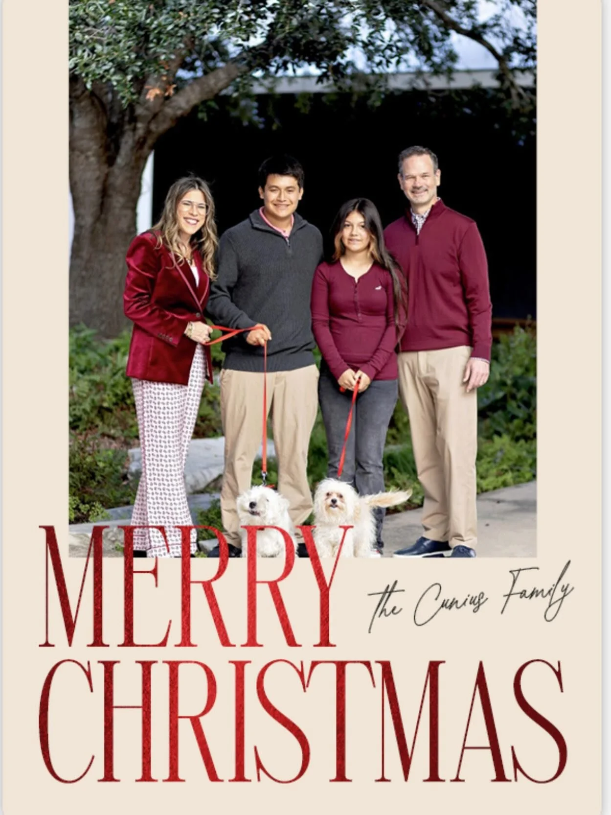 Merry Christmas from the Cuniuses!