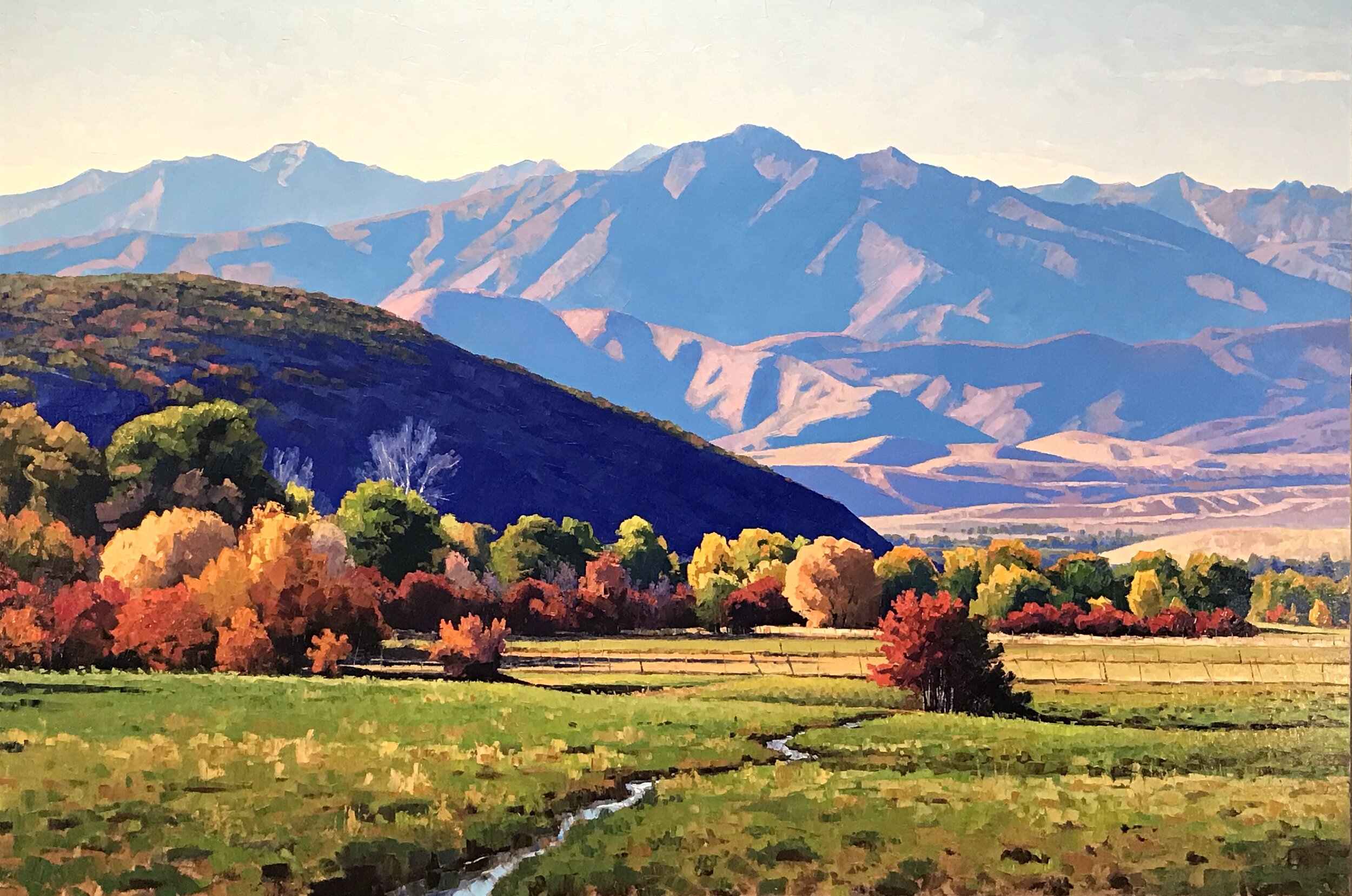 Among the Everlasting Hills. Original Oil Painting by, Utah Artist Douglas Aagard