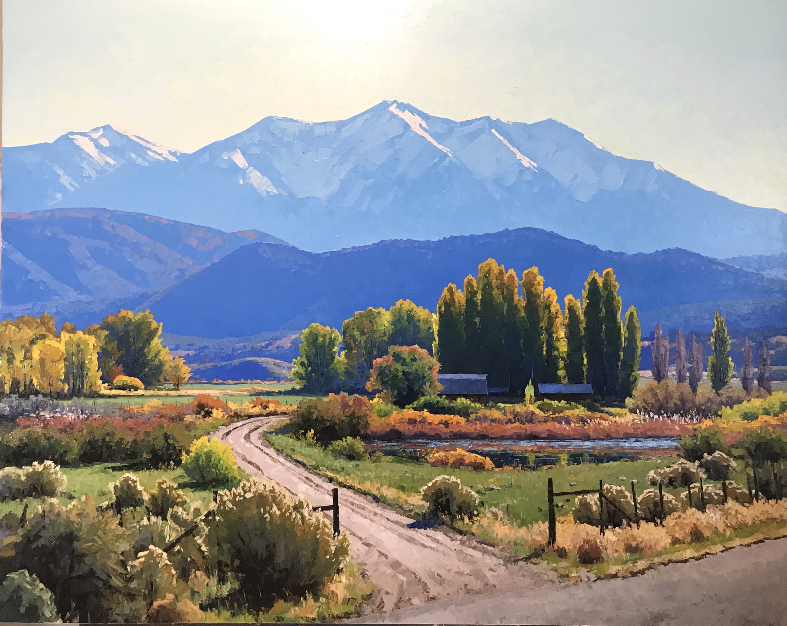 Hidden Valley, oil on canvas. Original painting by Utah landscape artist, Douglas Aagard.