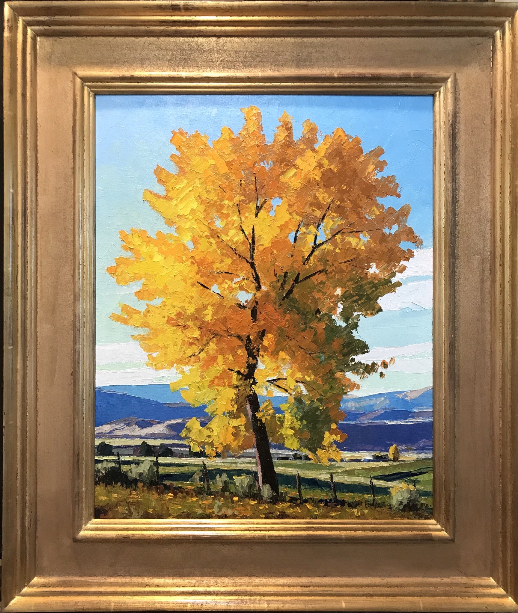 Nine Mile valley oil on canvas. Original painting by Utah landscape artist, Douglas Aagard.