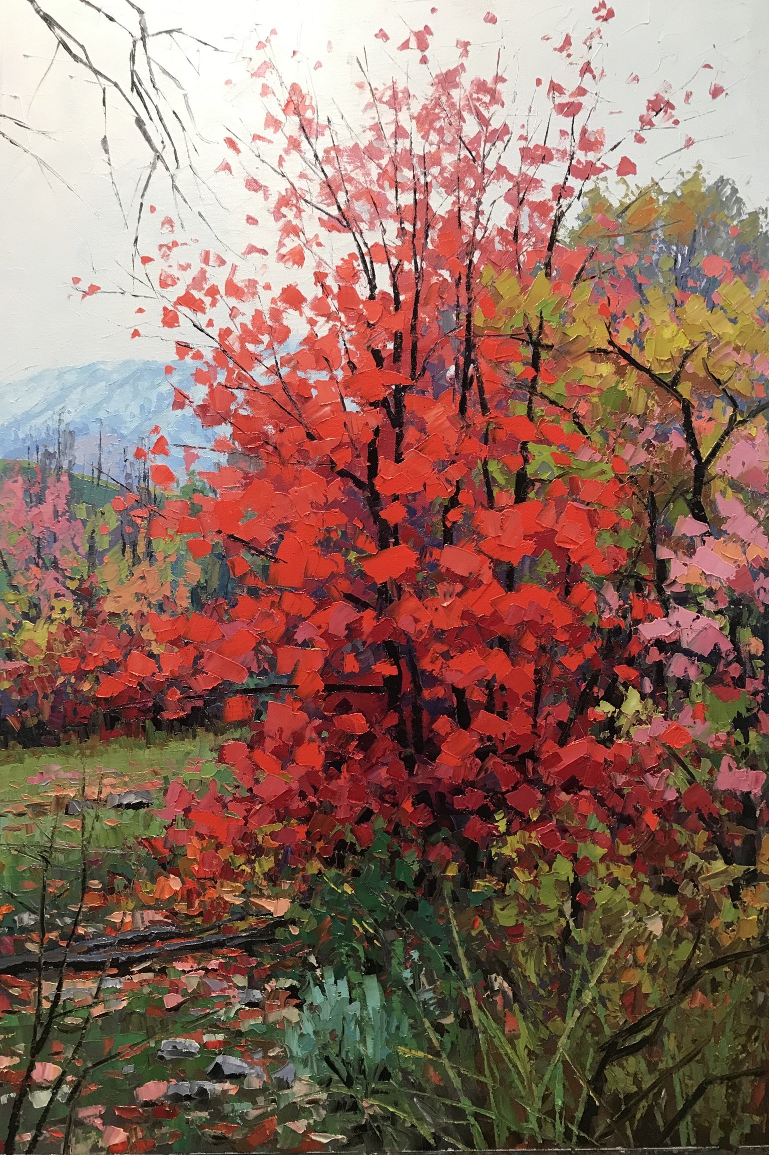 Red Glory oil on canvas. Original painting by Utah landscape artist, Douglas Aagard.