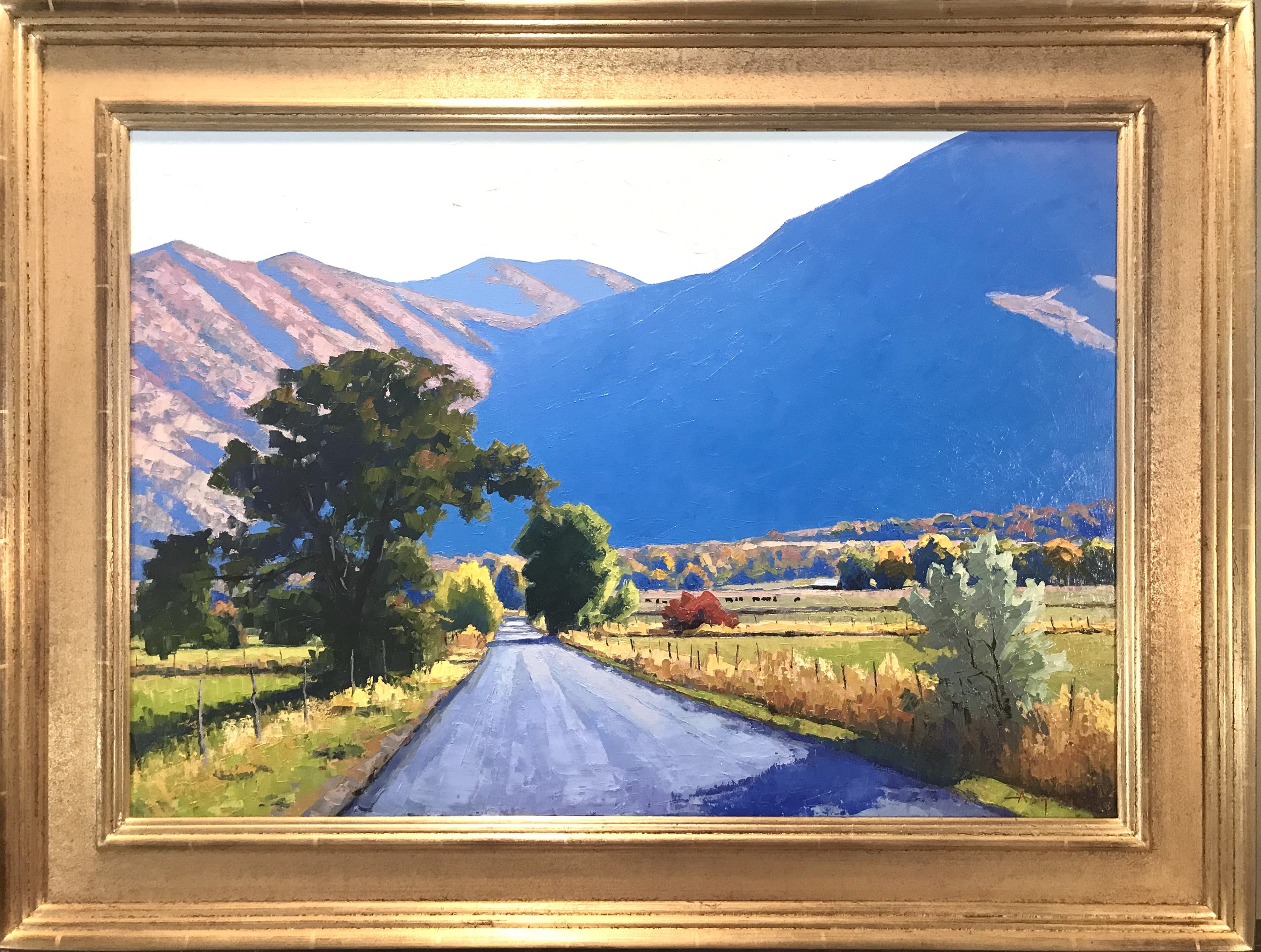 Woodland Hills oil on canvas. Original painting by Utah landscape artist, Douglas Aagard.