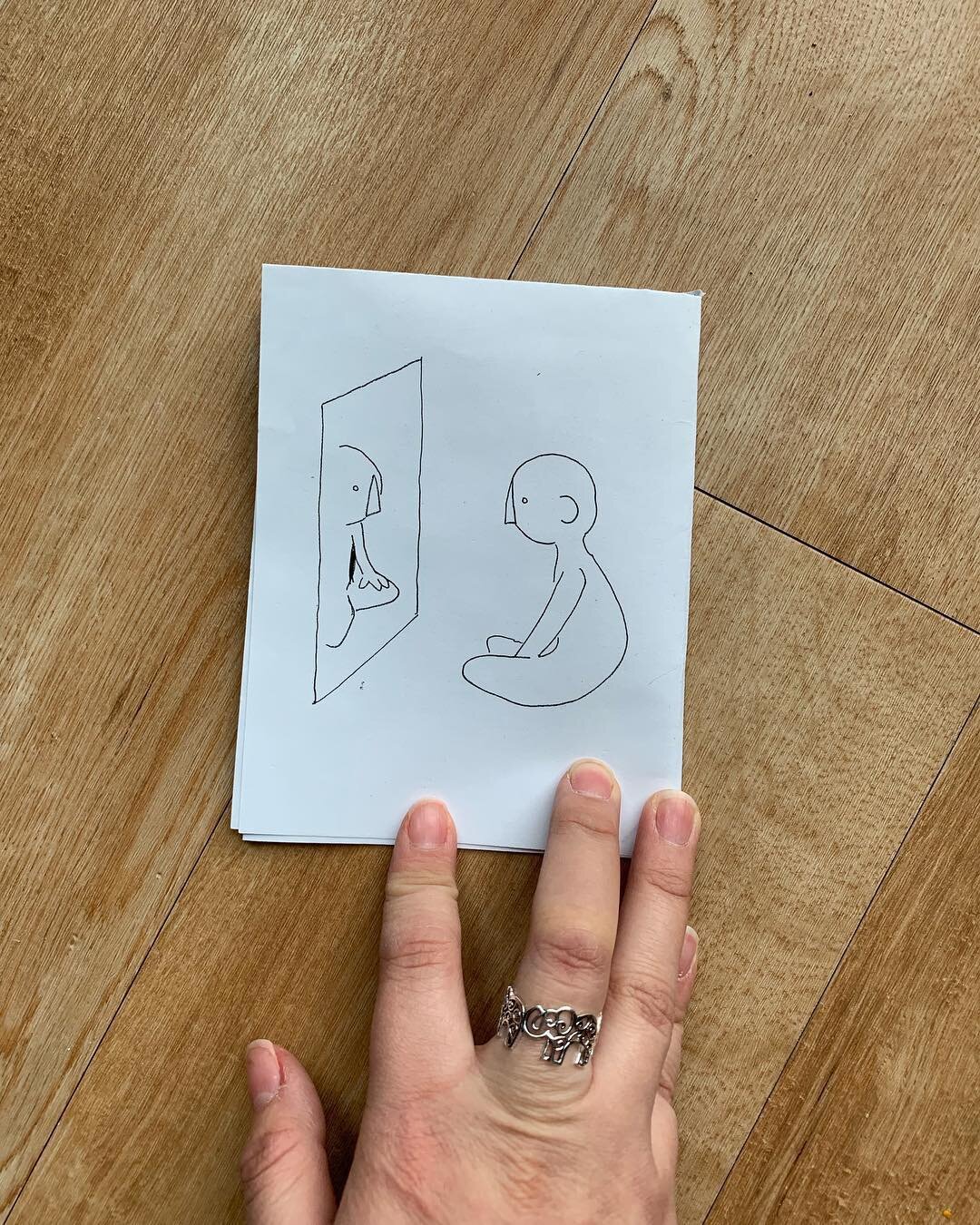 back cover of zine
