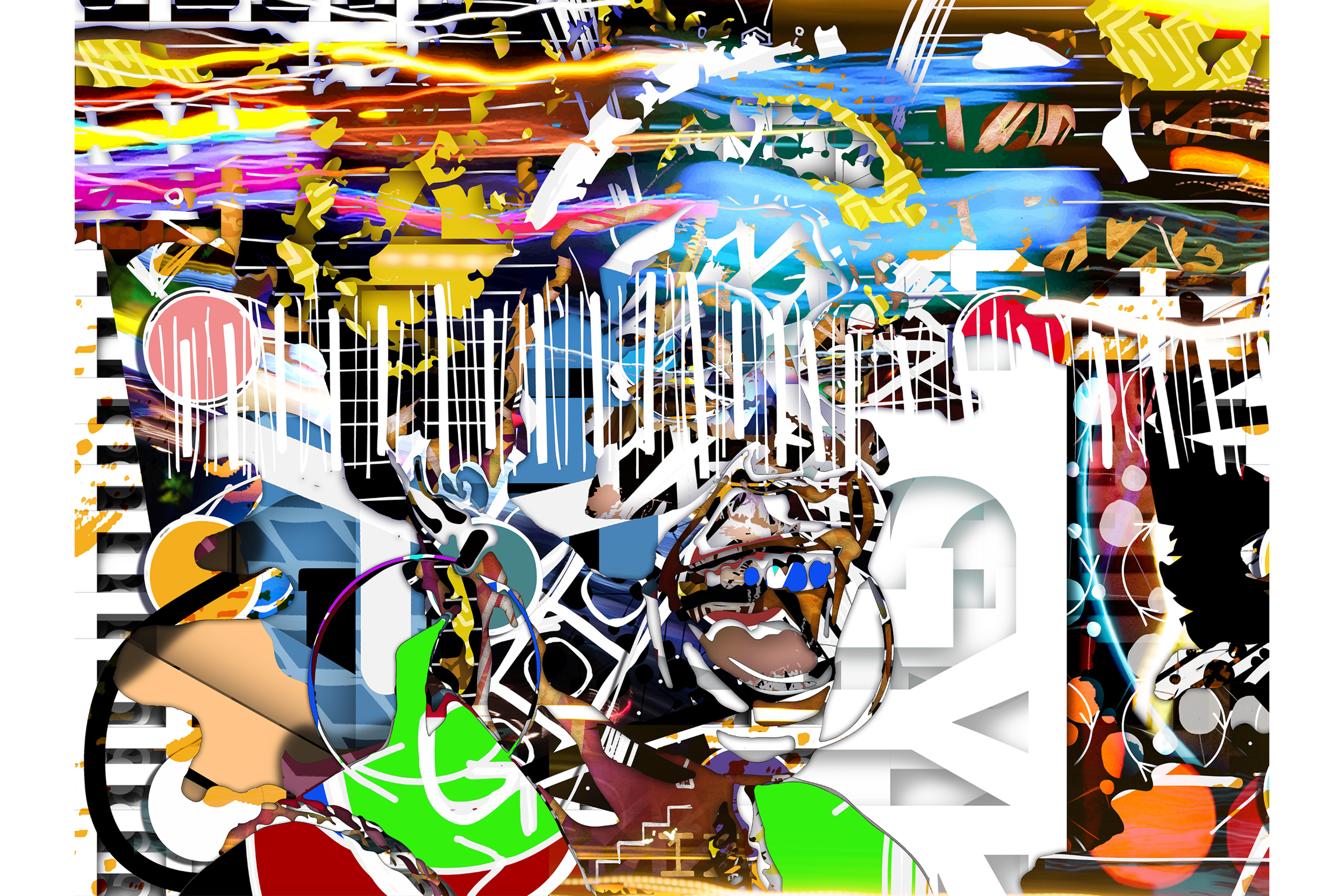 The Commodification of Joy, 2021, Digital Composite, 40 inches x 27 inches