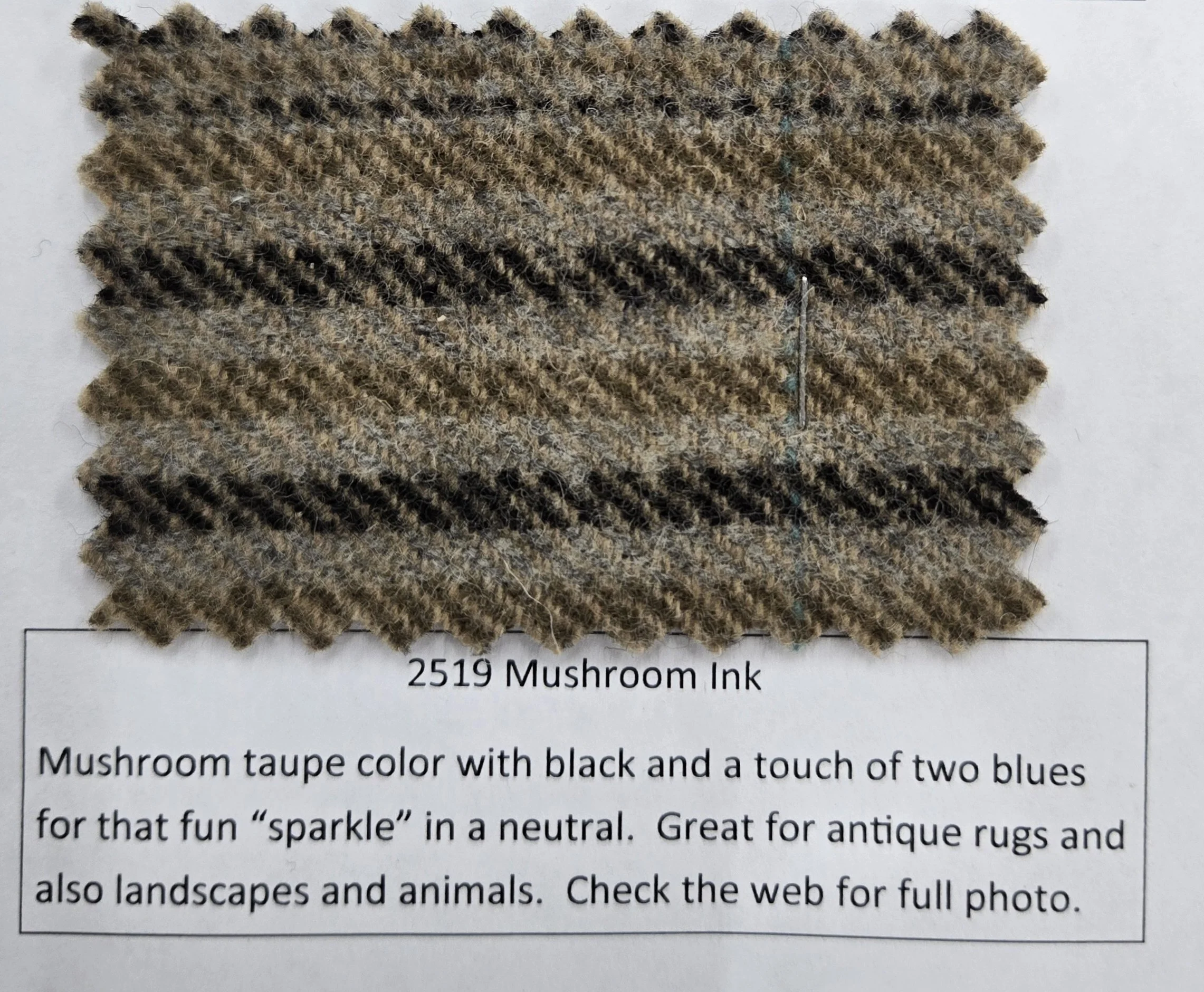 Wool As-Is Mushroom Ink