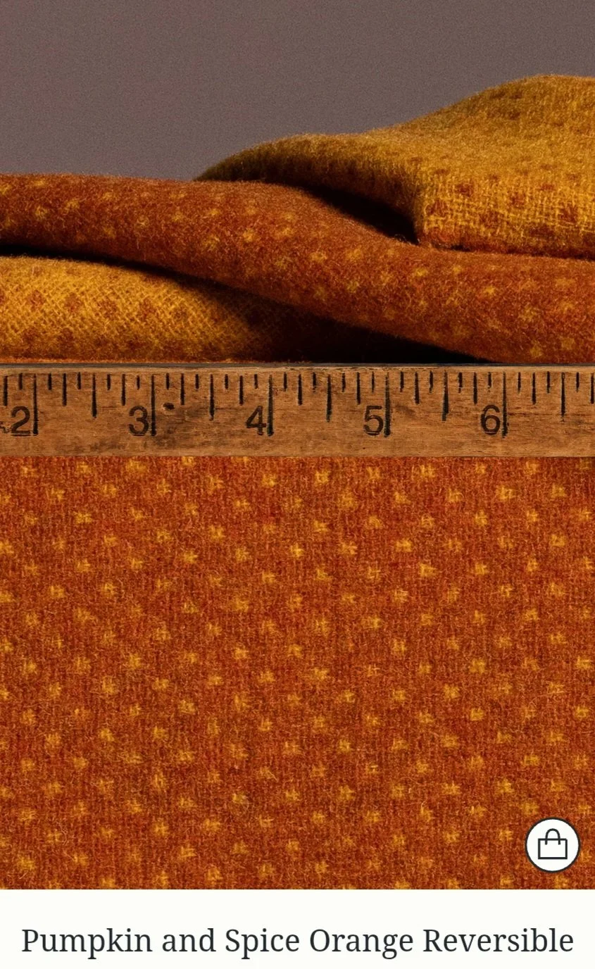 Pumpkin and Spice As Is Wool