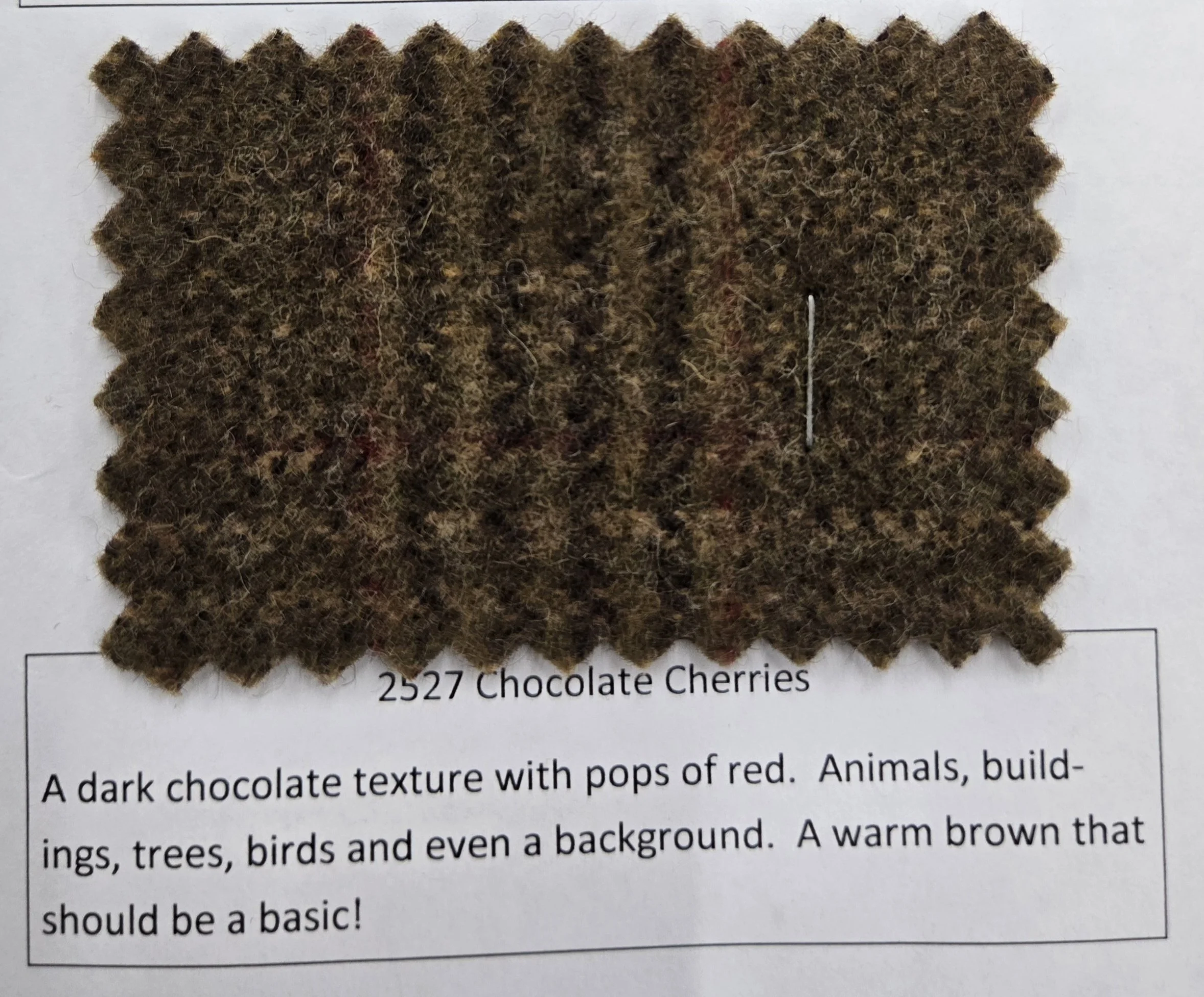 Wool As-Is Chocolate Cherries