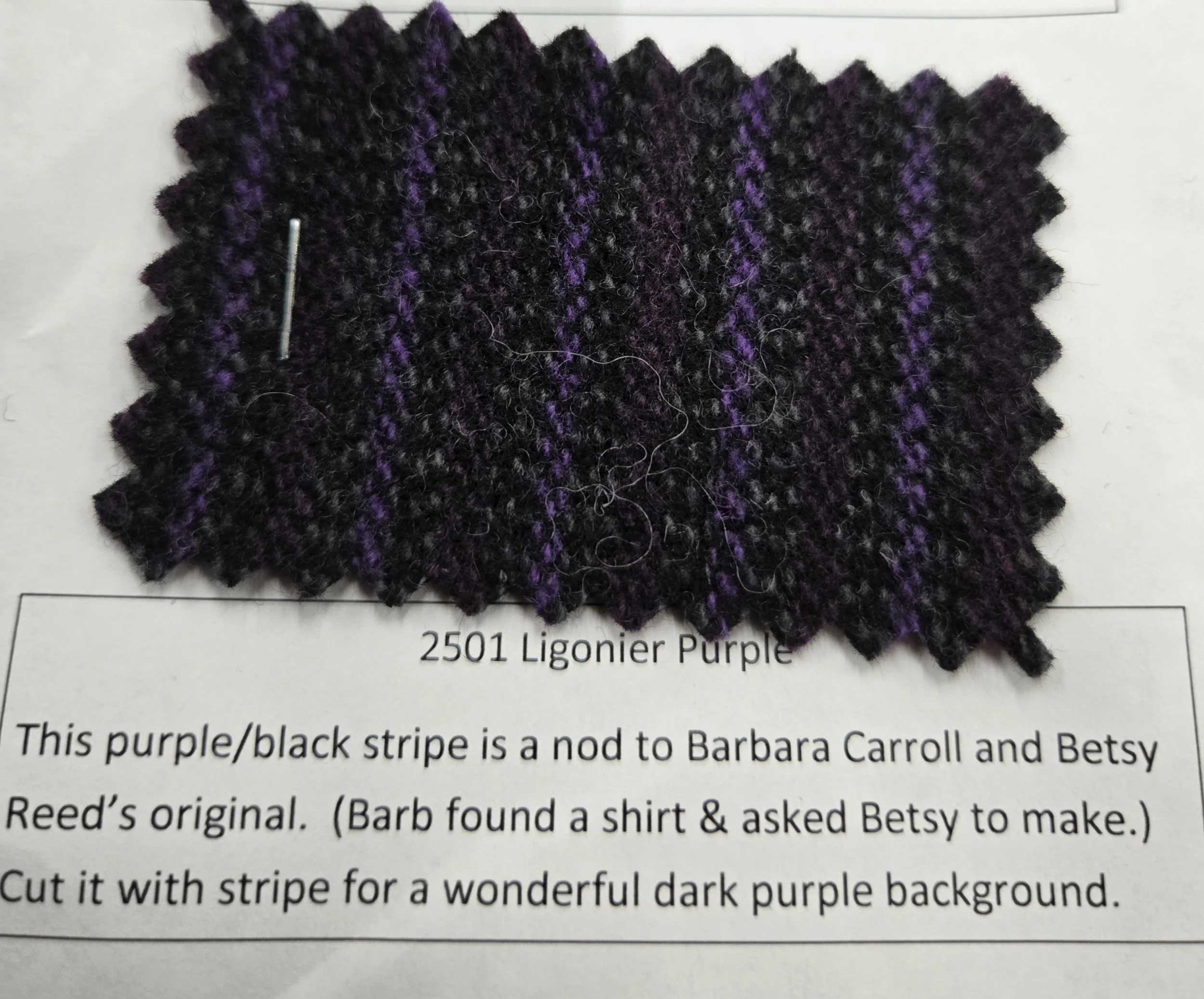 Wool As-Is Ligonier Purple