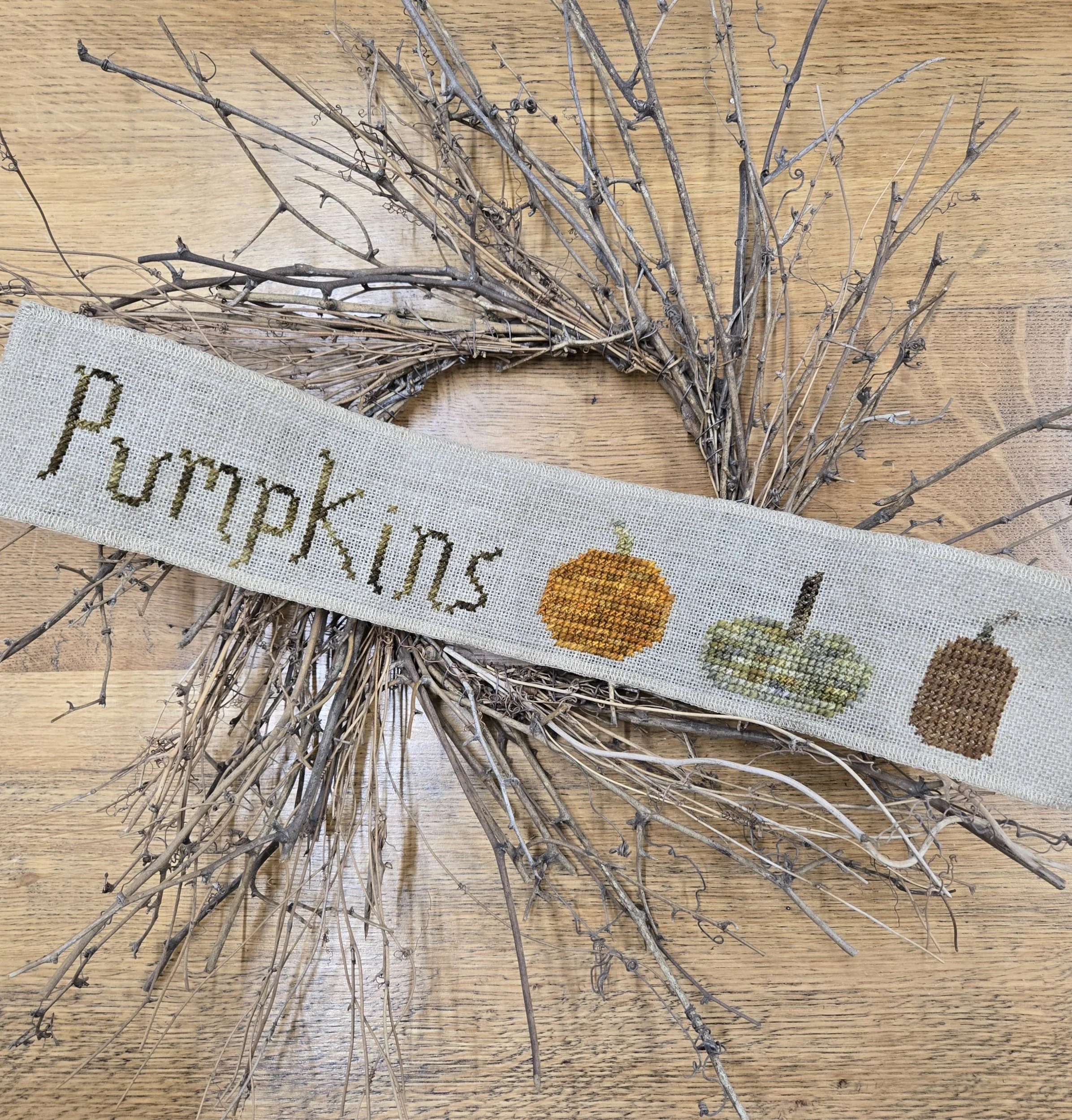 Pumpkin Cross Stitch
